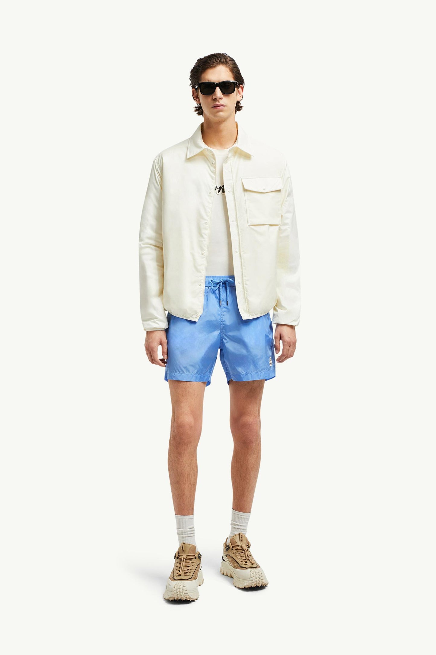 Logo Patch Swim Shorts