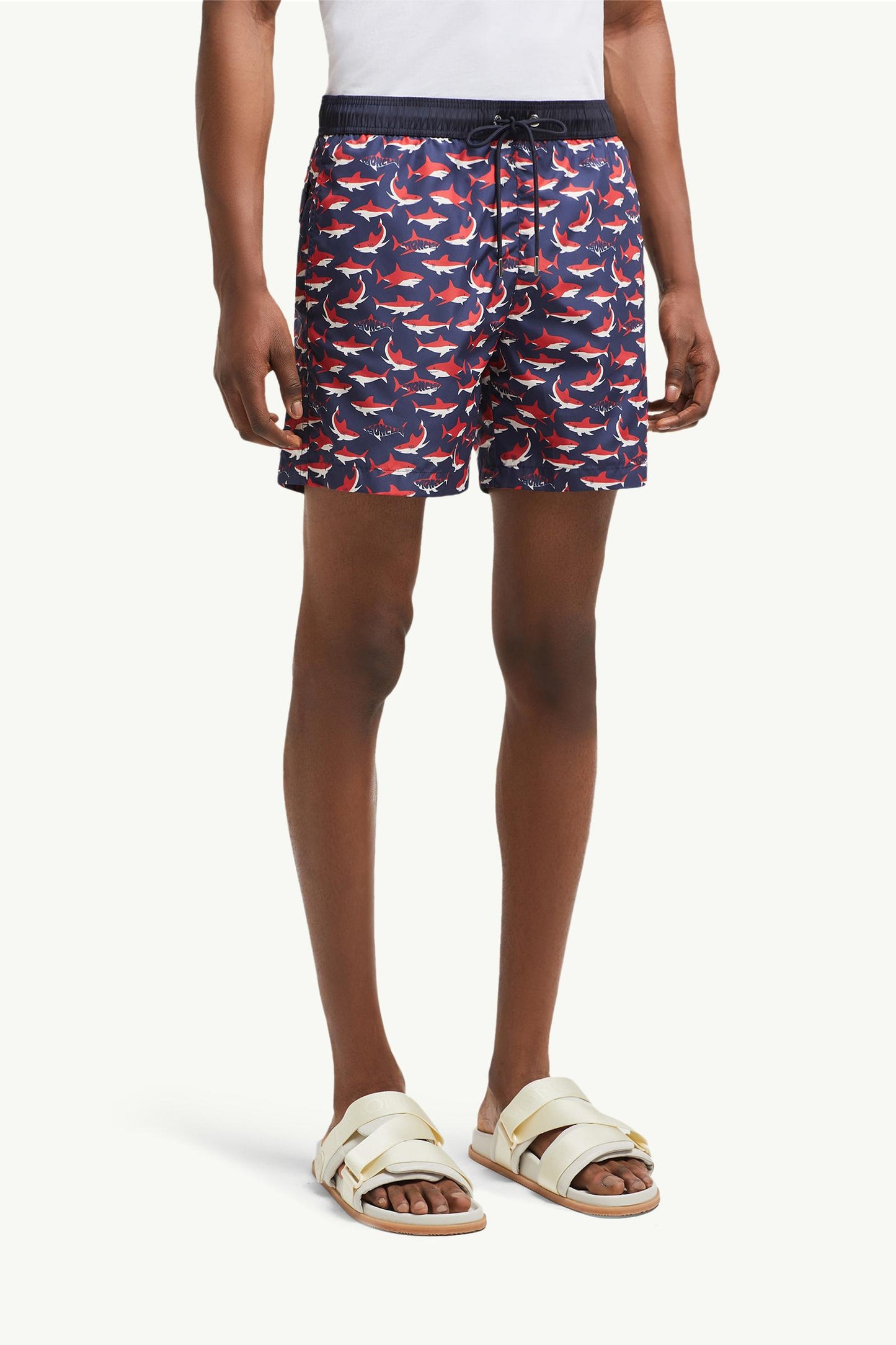Shark Print Swim Shorts