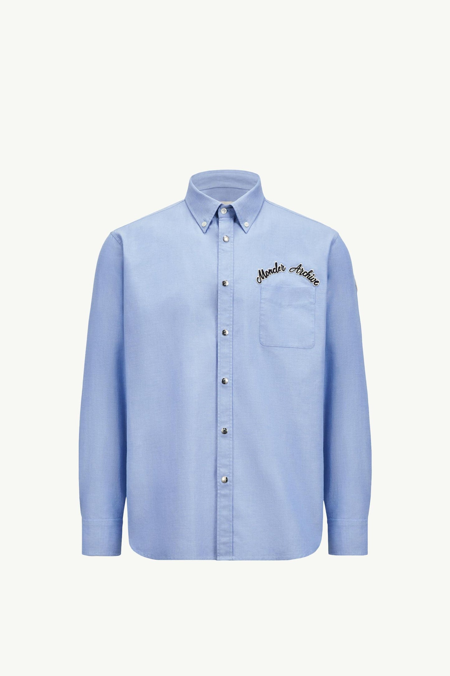Embroidered Logo Oxford Cotton Shirt
