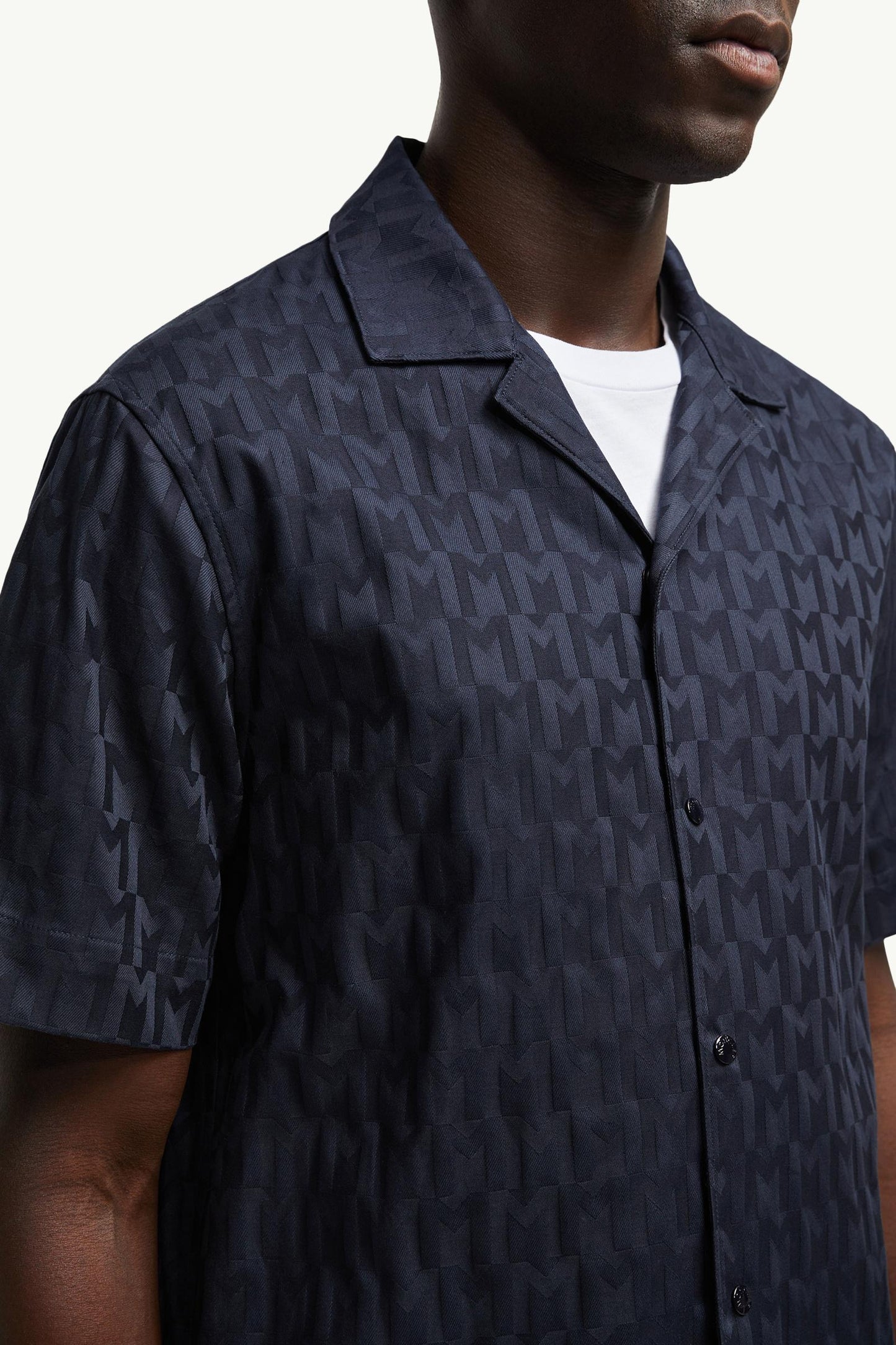 Monogram Jacquard Cotton Shirt