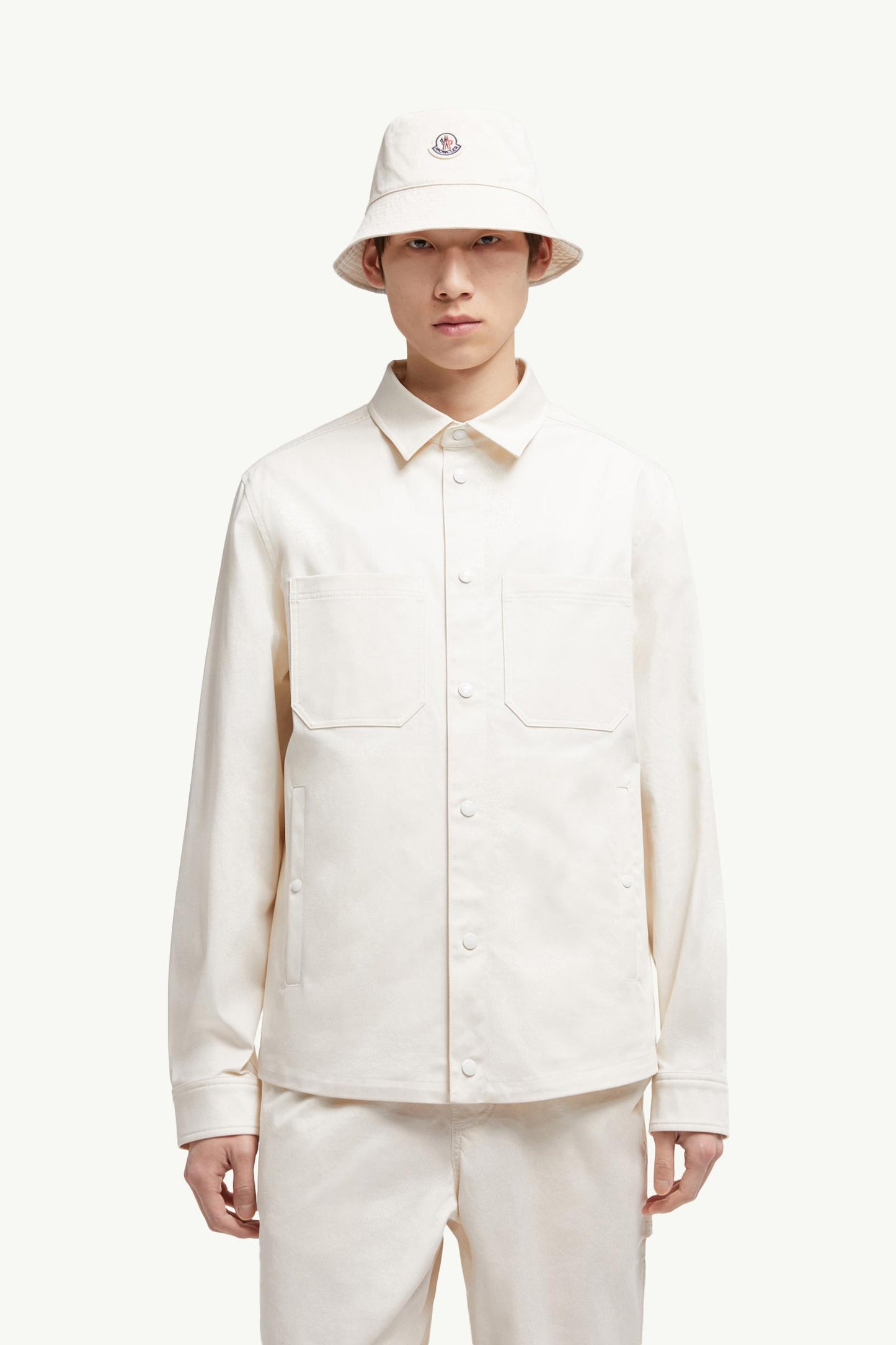 Cotton Gabardine Shirt Jacket