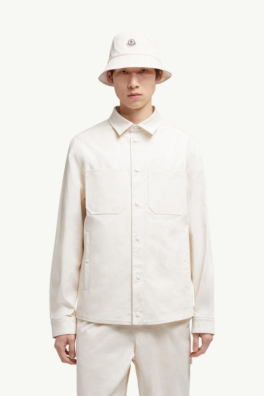 Cotton Gabardine Shirt Jacket
