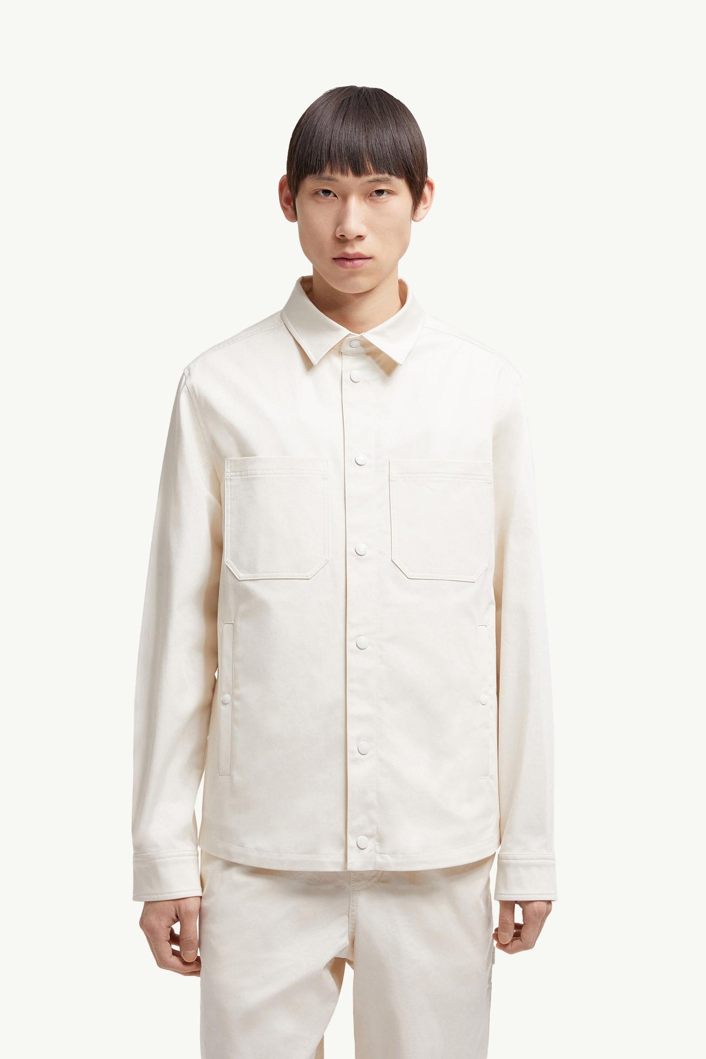 Cotton Gabardine Shirt Jacket