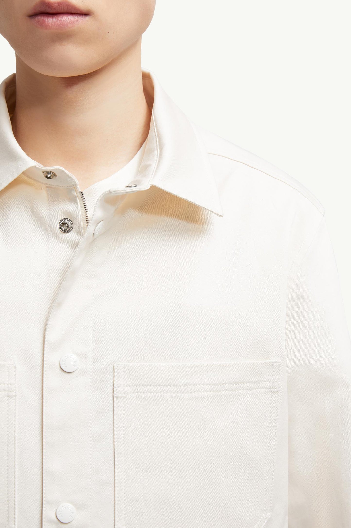 Cotton Gabardine Shirt Jacket