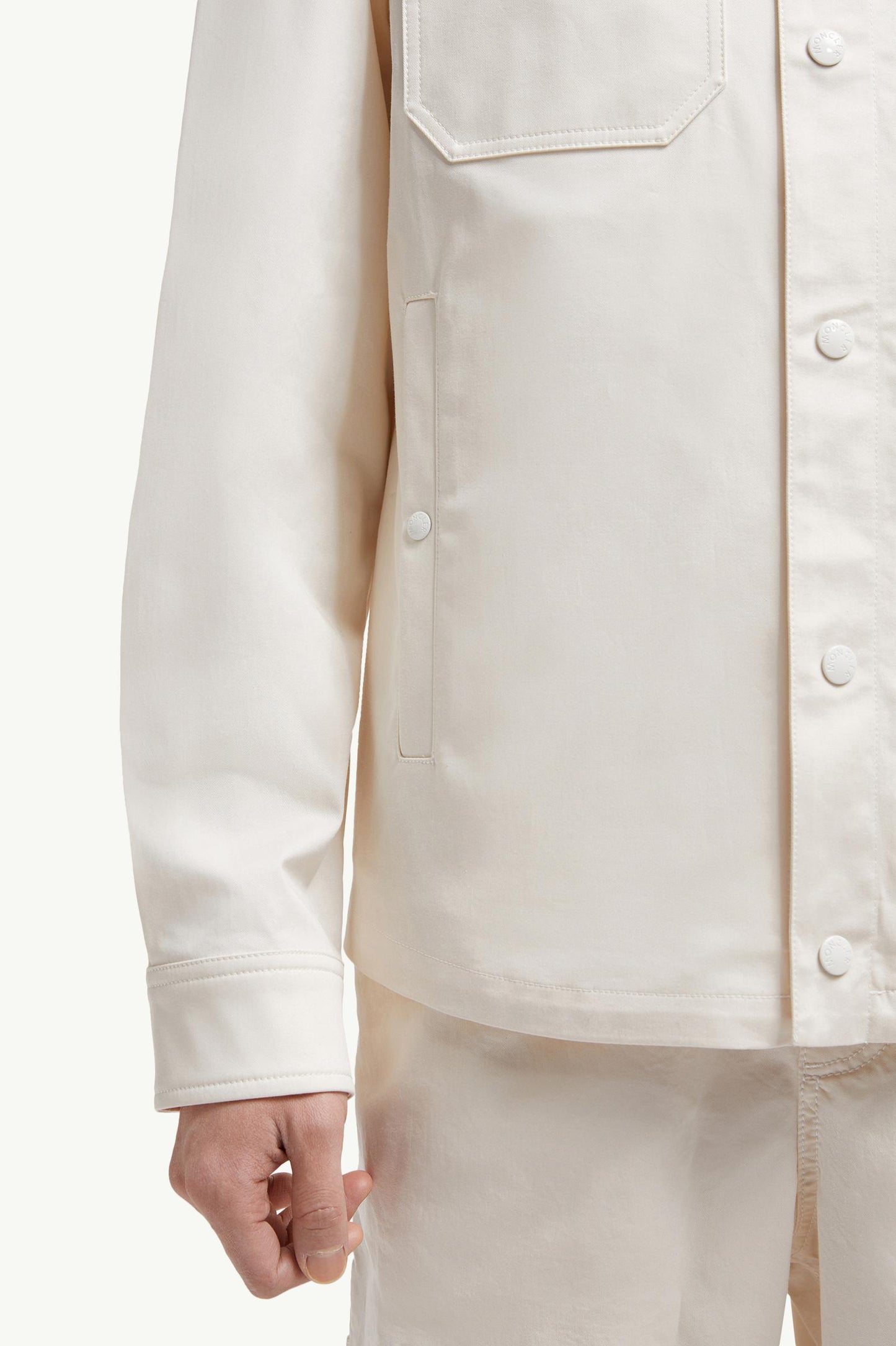 Cotton Gabardine Shirt Jacket