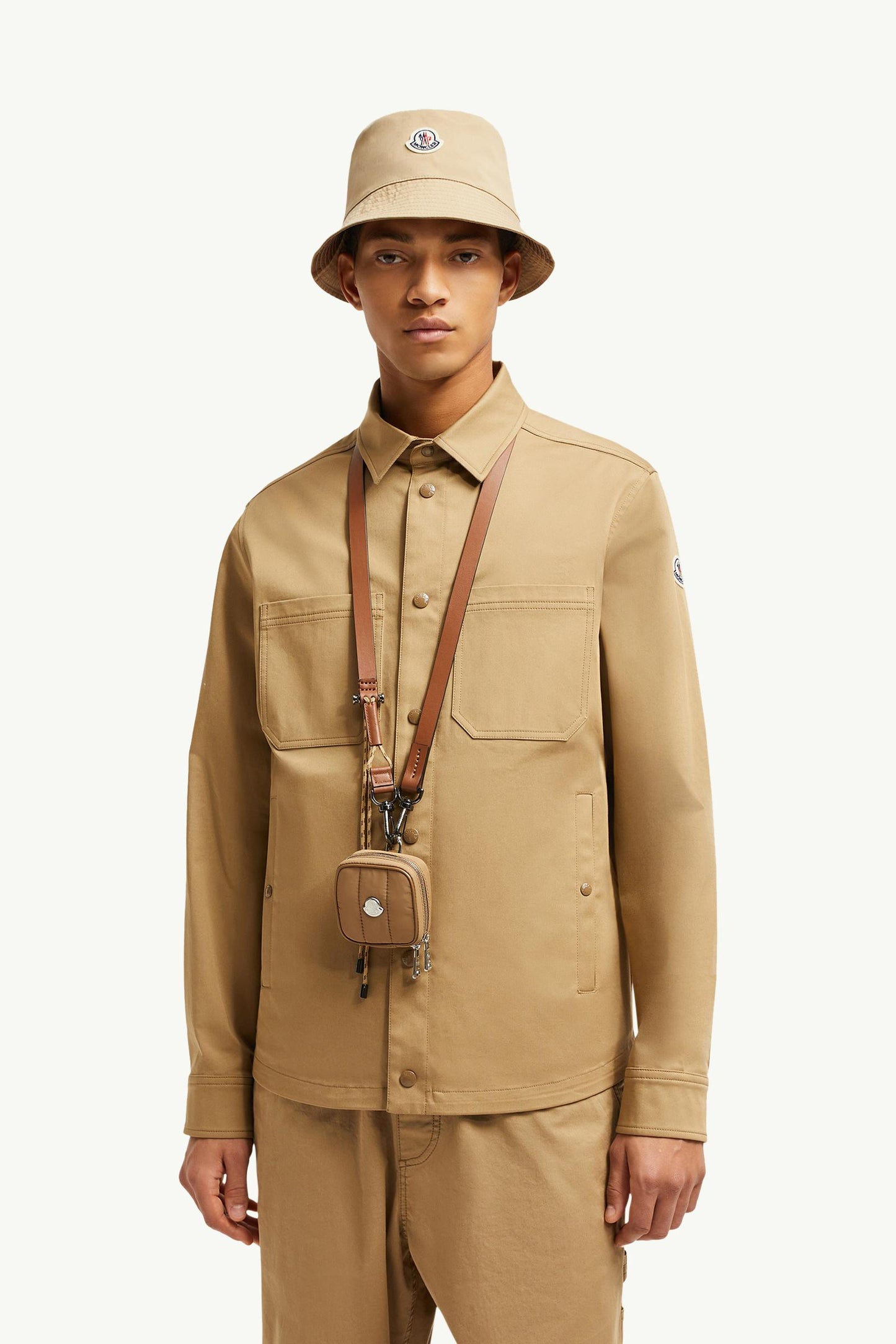 Cotton Gabardine Shirt Jacket