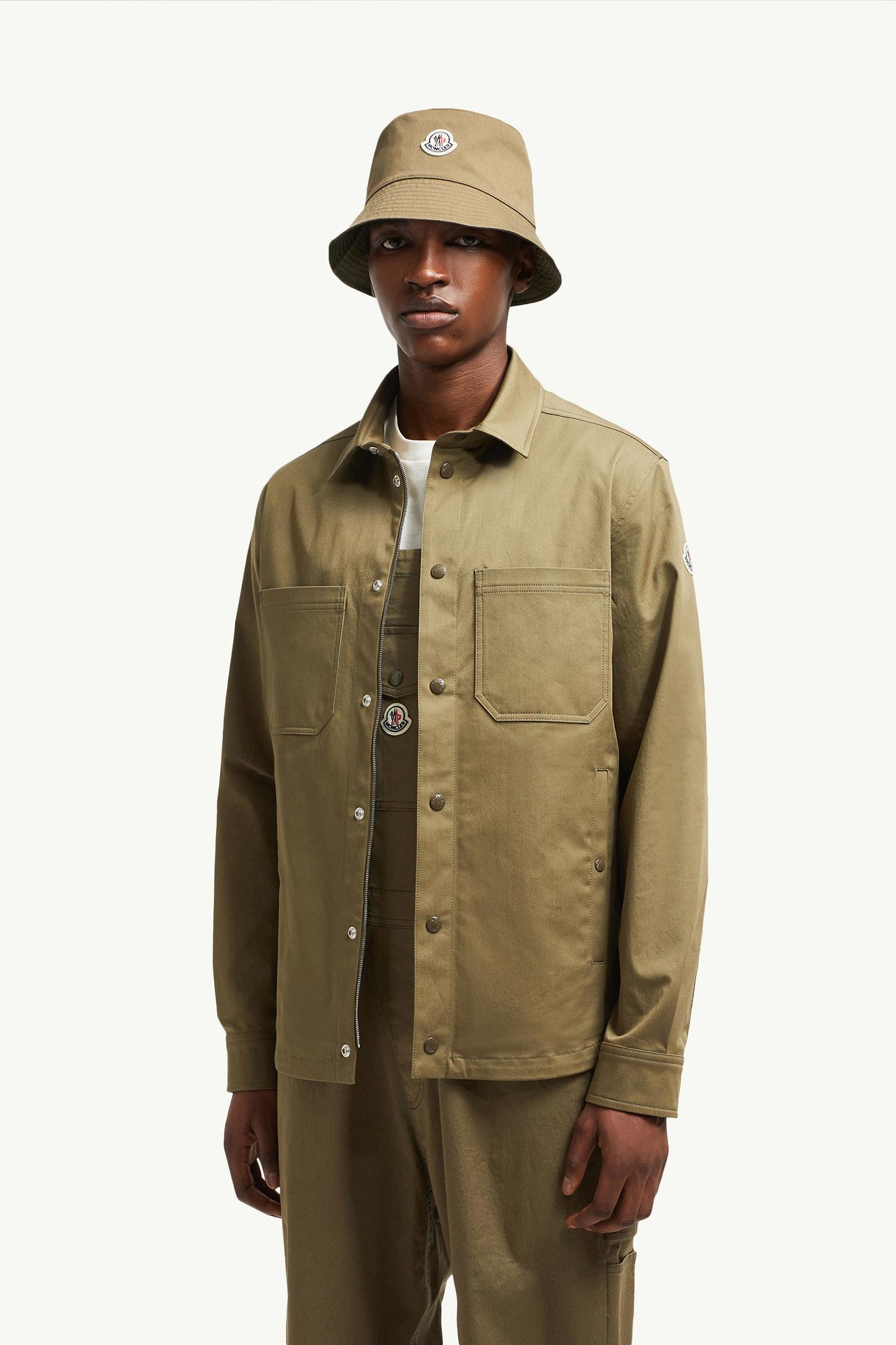Cotton Gabardine Shirt Jacket
