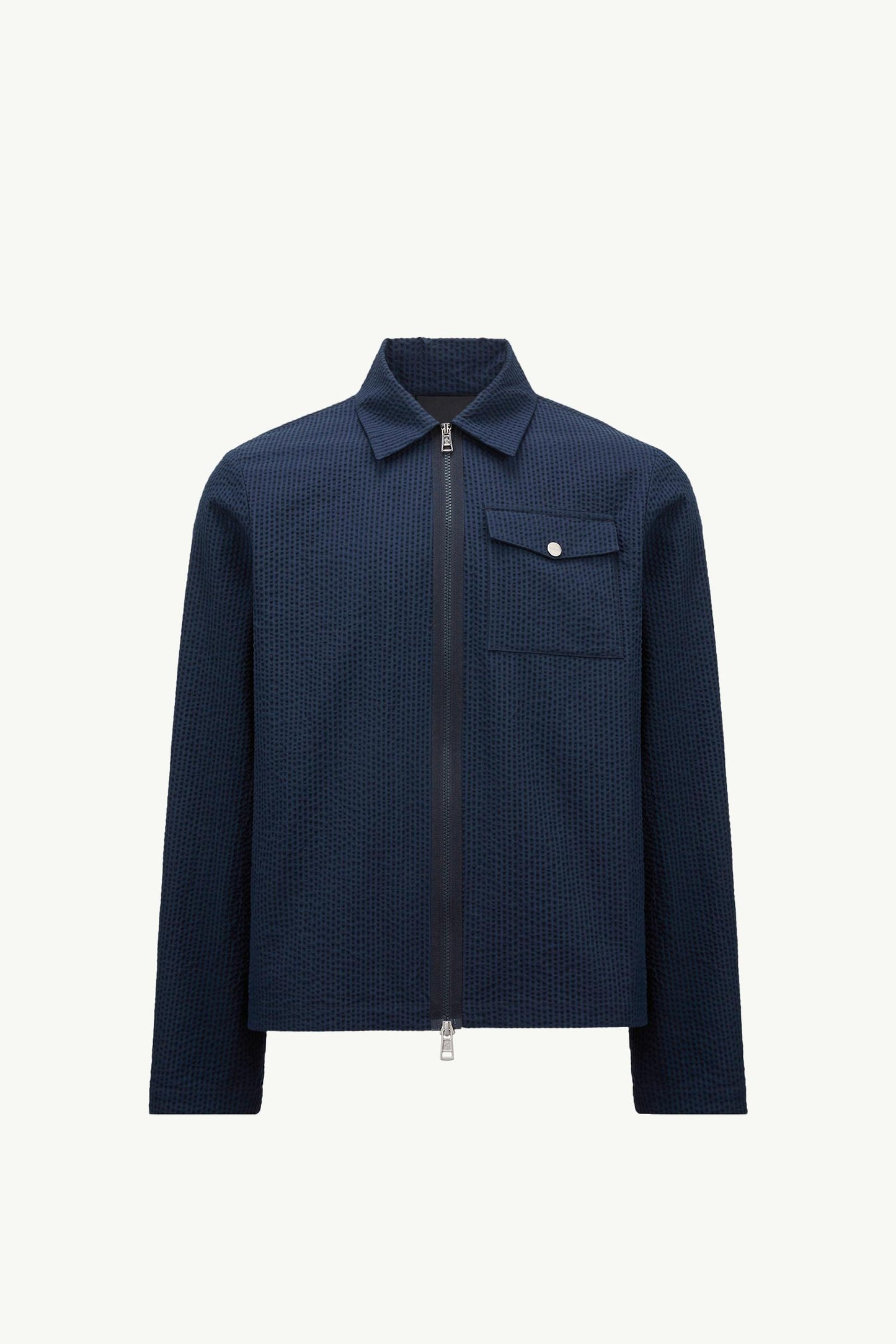 Seersucker Shirt Jacket