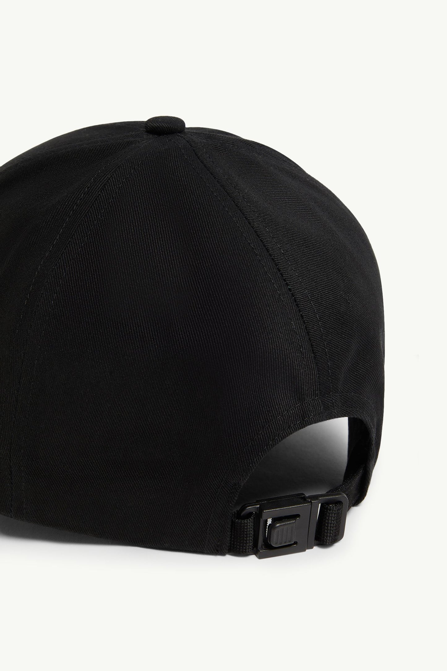 Faded Logo Motif Gabardine Baseball Cap