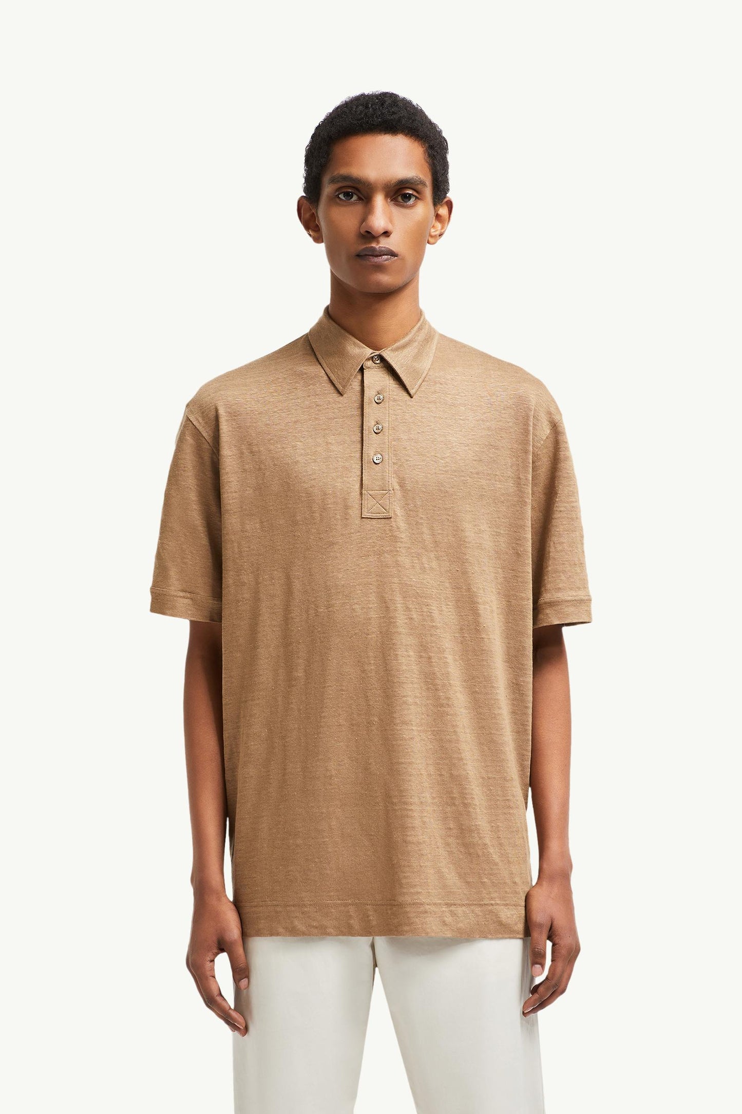 Linen Polo Shirt