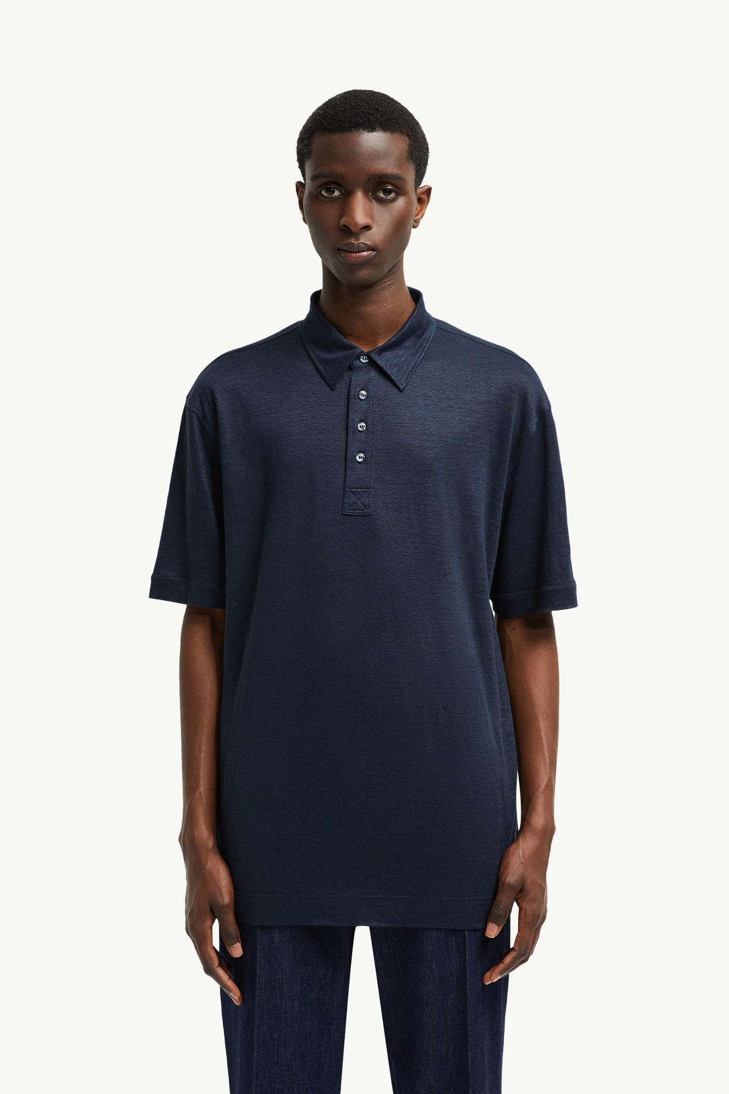 Linen Polo Shirt