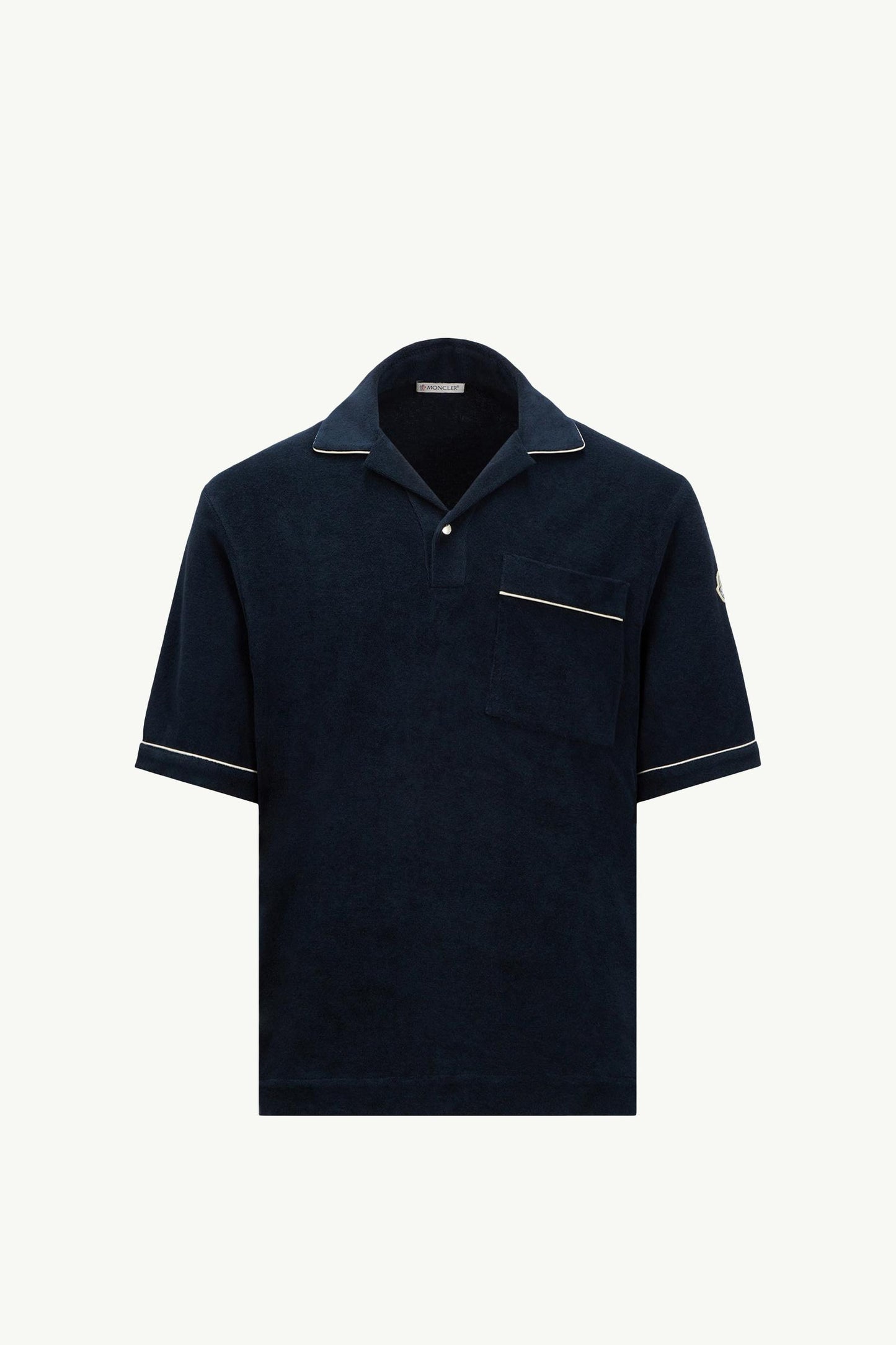 Cotton Terry Cloth Polo Shirt