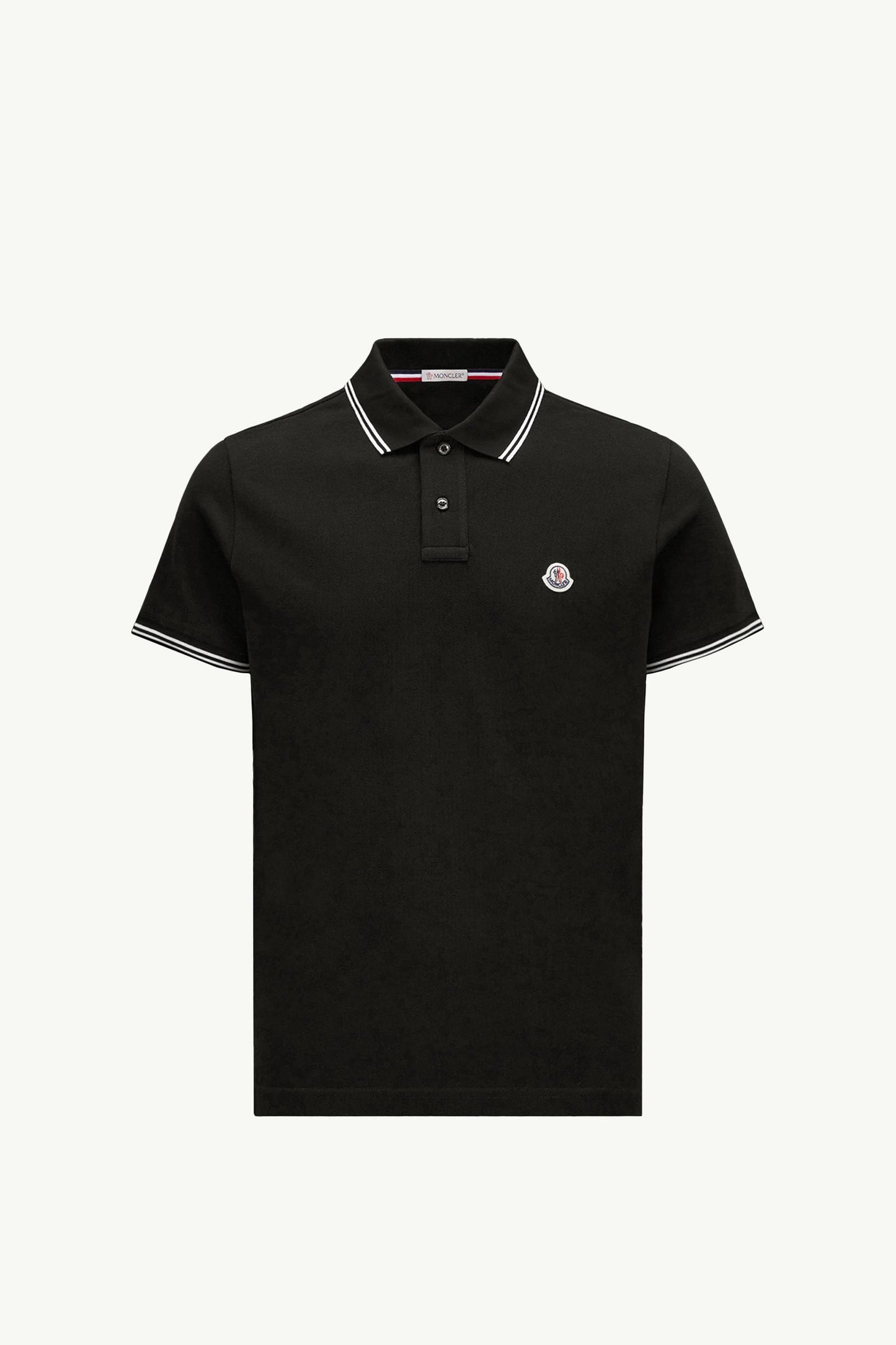 Logo Patch Cotton Polo Shirt