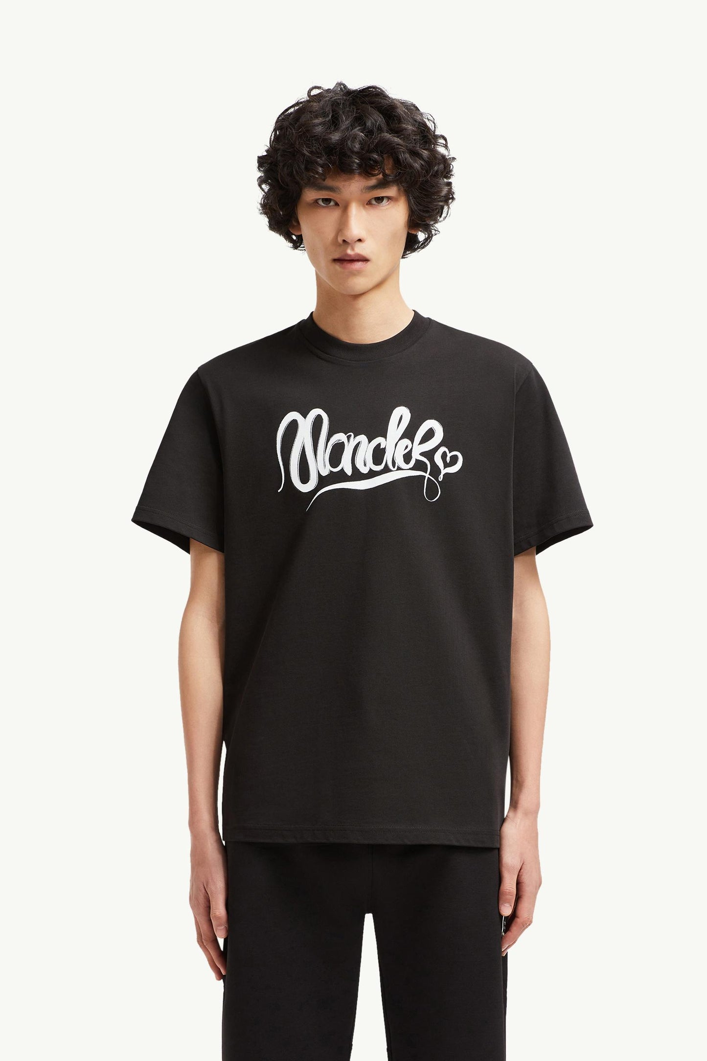 Calligraphy Logo Cotton T-Shirt