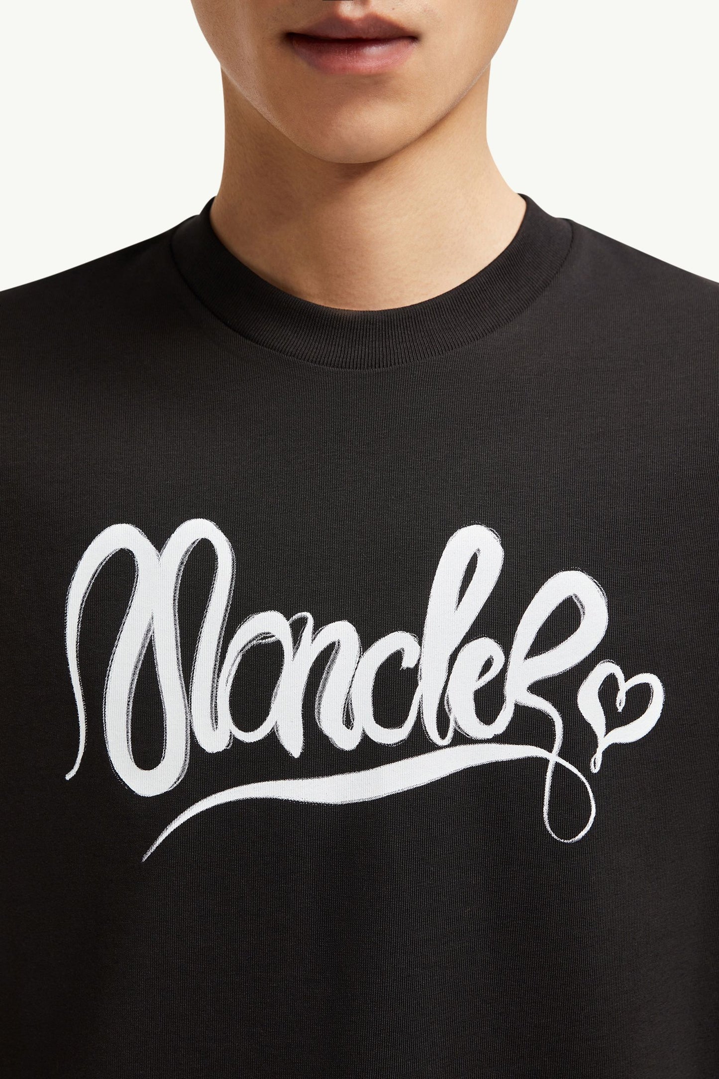 Calligraphy Logo Cotton T-Shirt