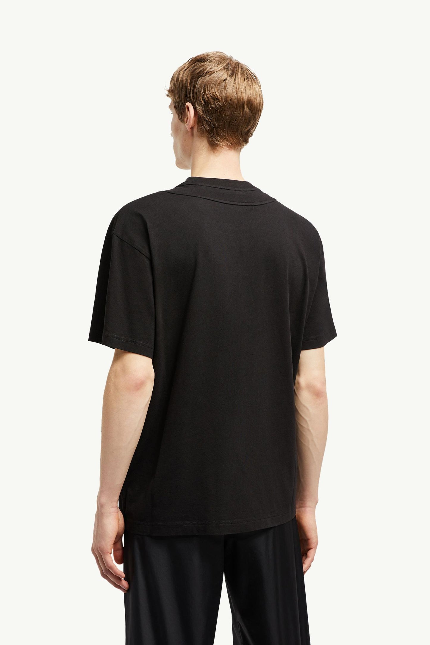 Double Collar Cotton T-Shirt