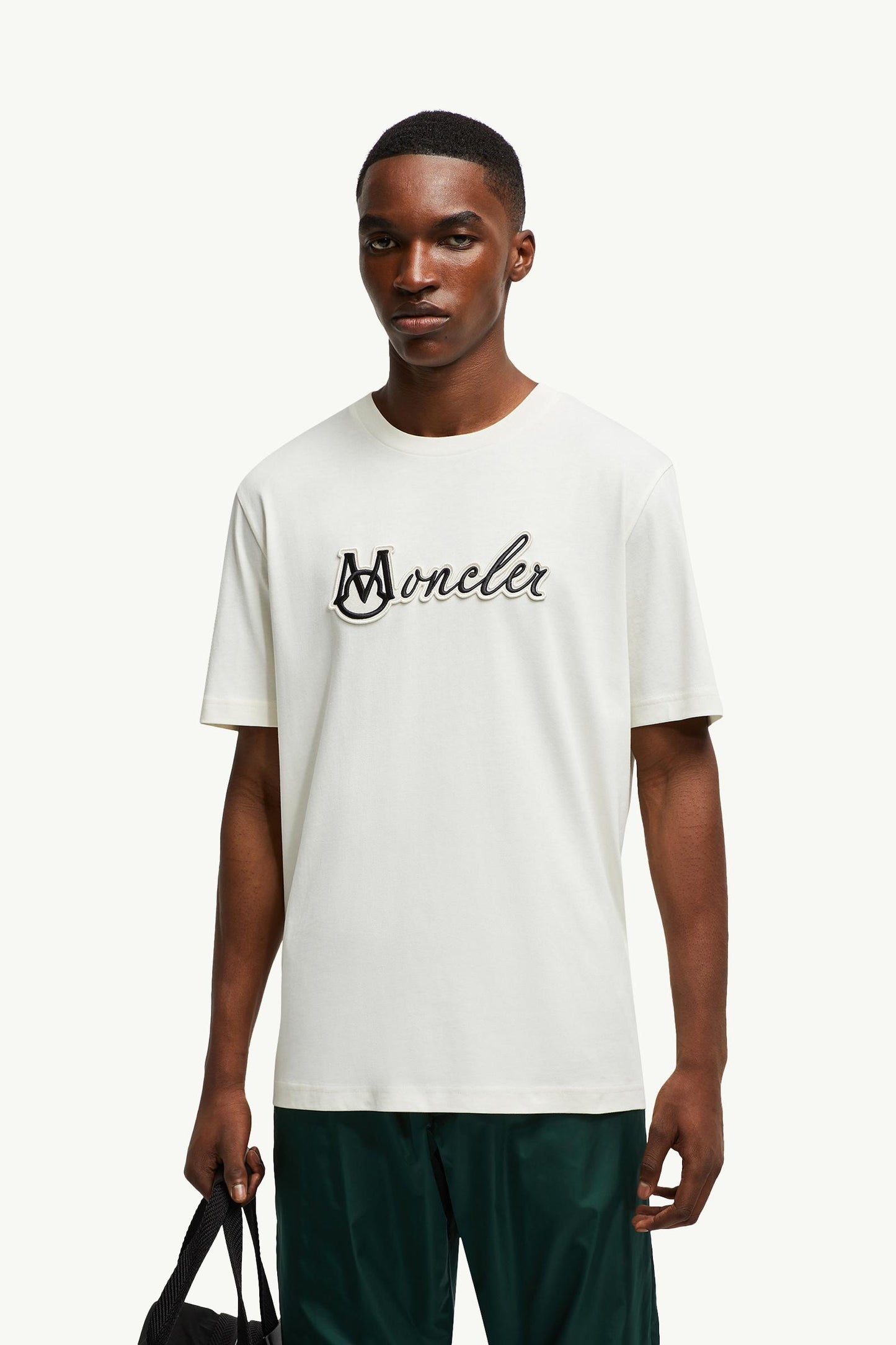 Embroidered Varsity Logo Cotton T-shirt