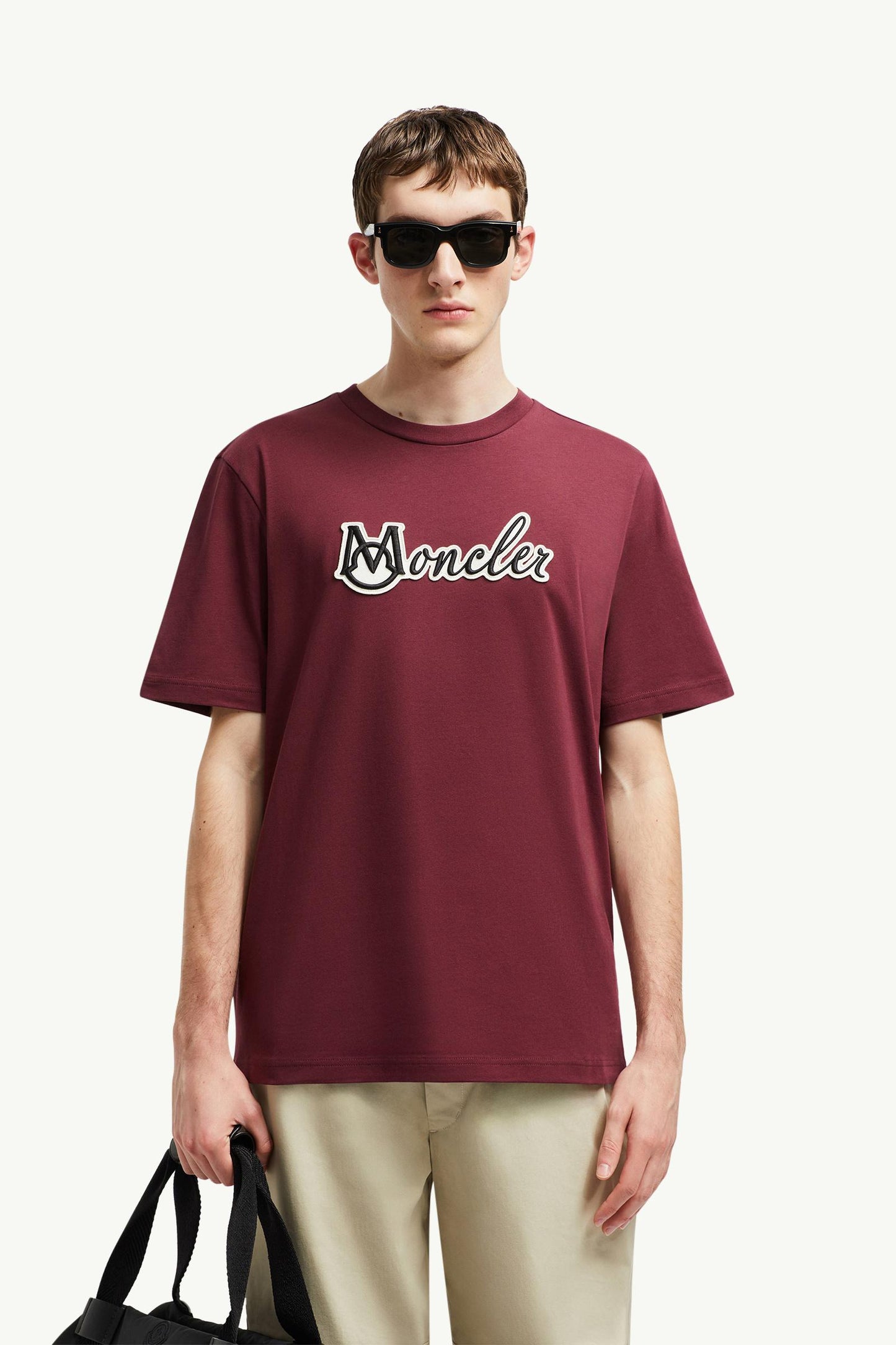 Embroidered Varsity Logo Cotton T-shirt