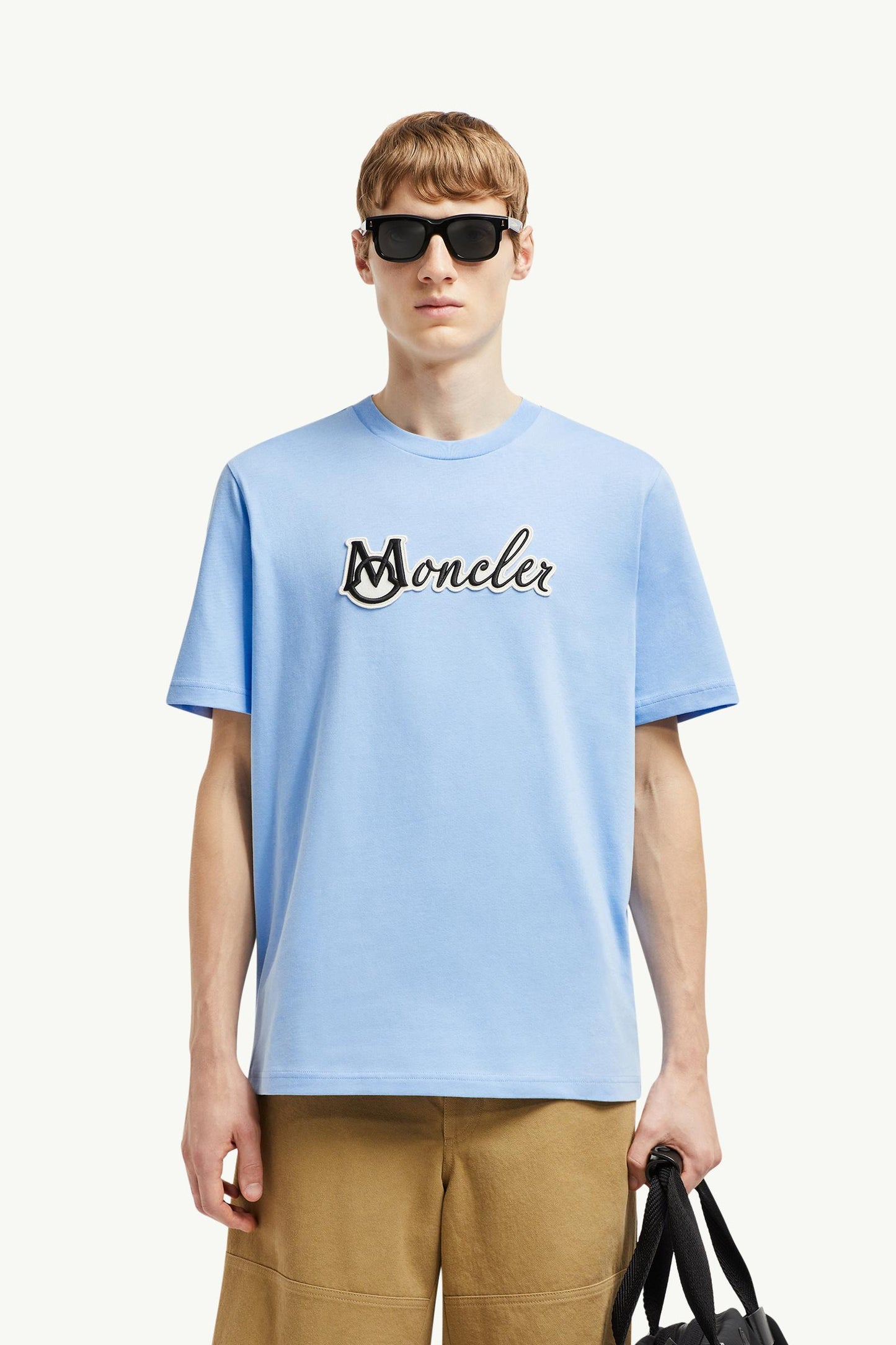 Embroidered Varsity Logo Cotton T-shirt