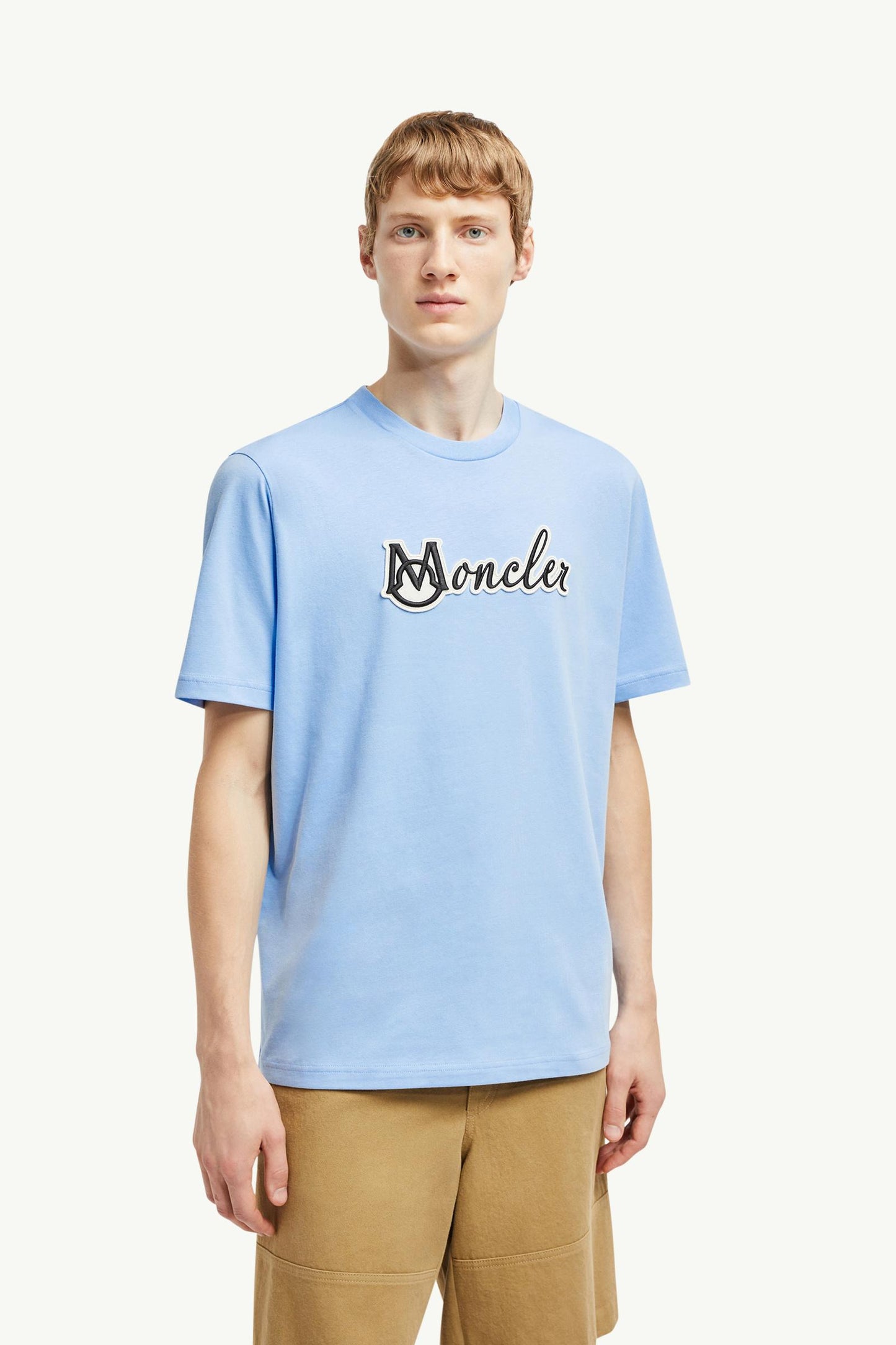 Embroidered Varsity Logo Cotton T-shirt