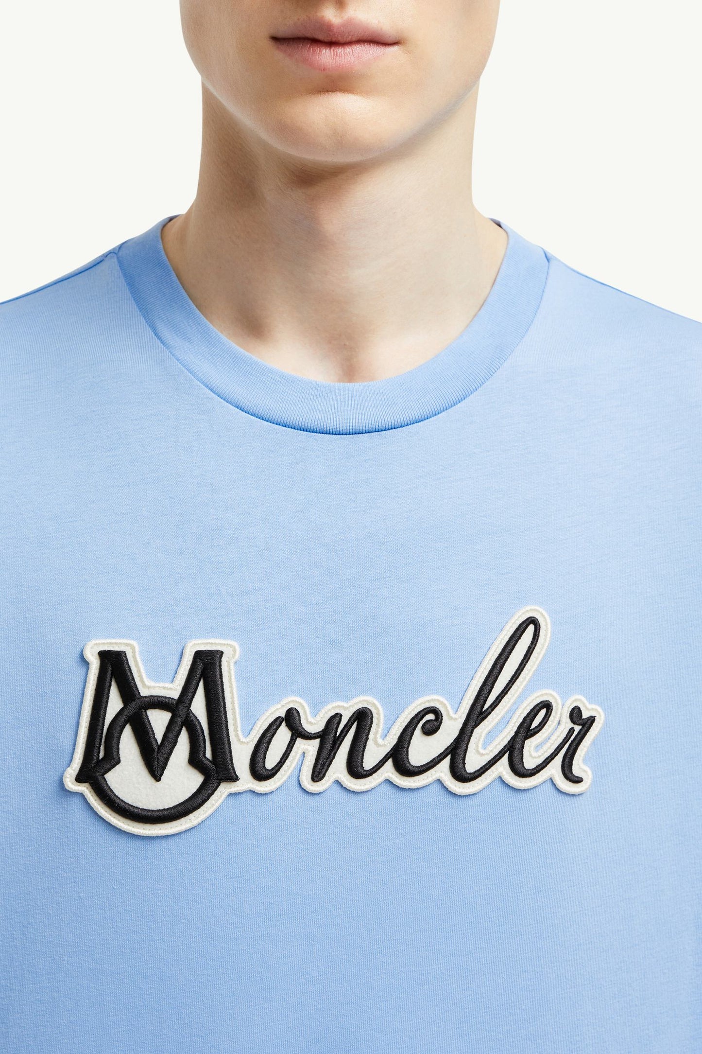 Embroidered Varsity Logo Cotton T-shirt