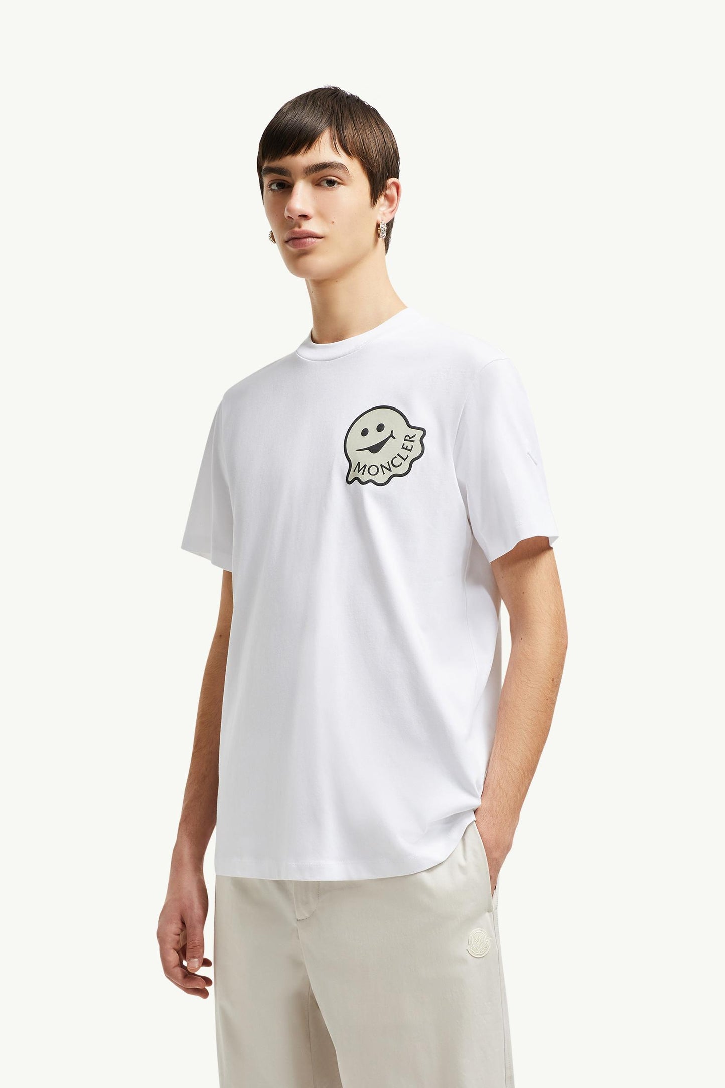 Cartoon Logo Cotton T-Shirt