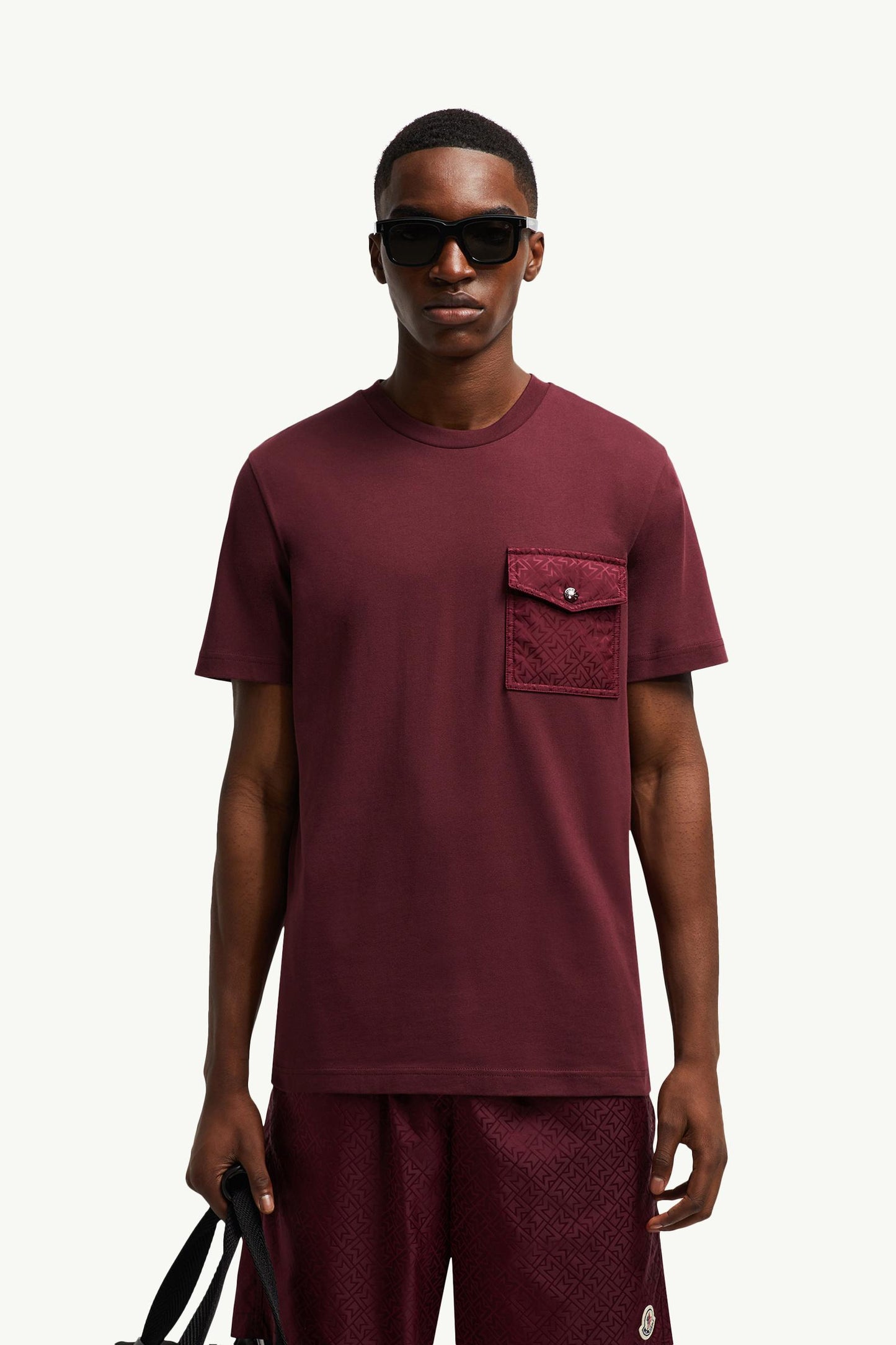 Monogram Cotton T-Shirt With Pocket