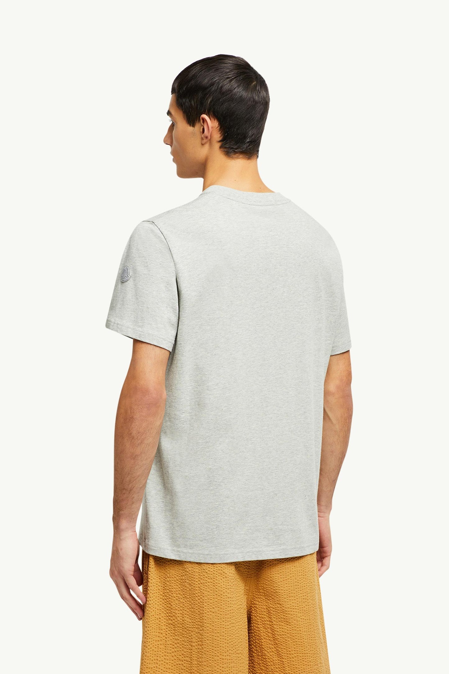 Curved Logo Cotton T-Shirt