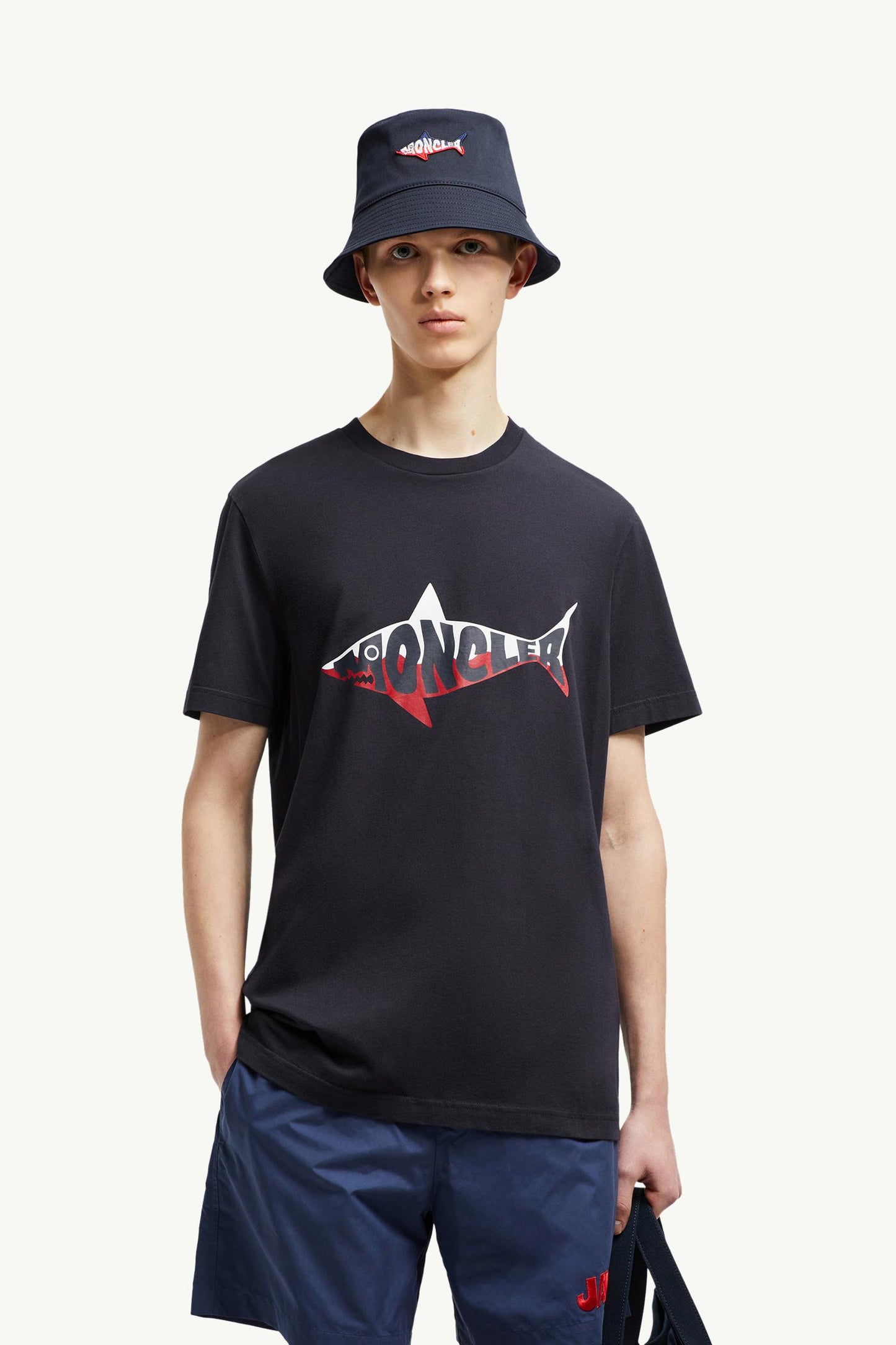 Shark Logo Cotton T-Shirt