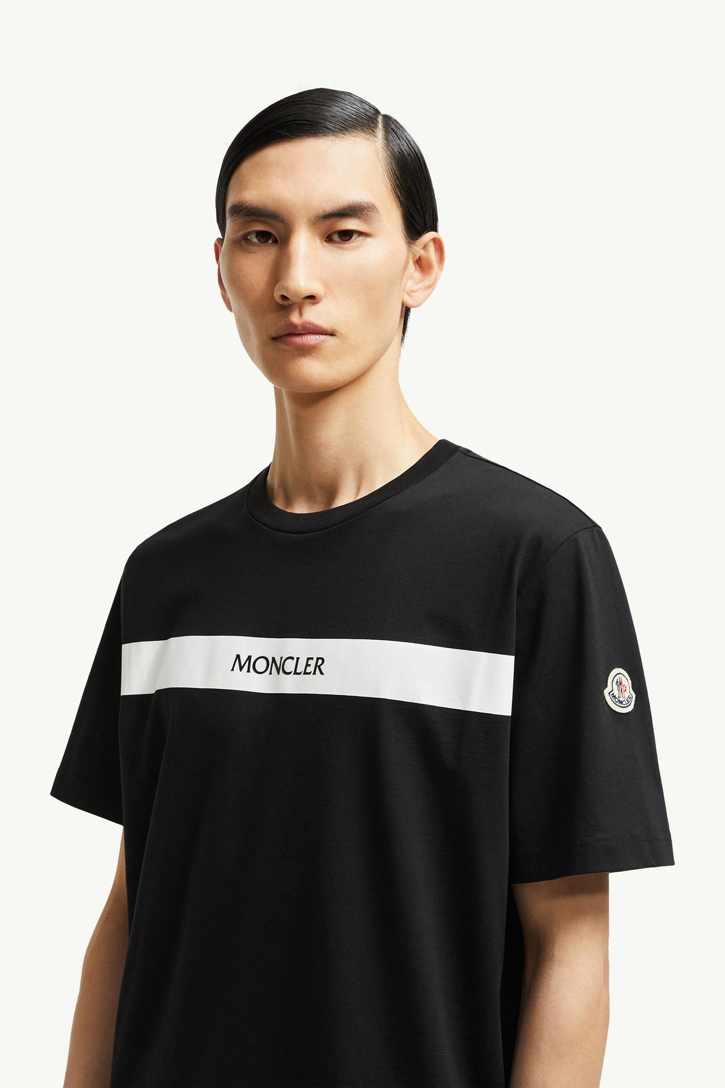 Rubberised Logo Cotton T-Shirt