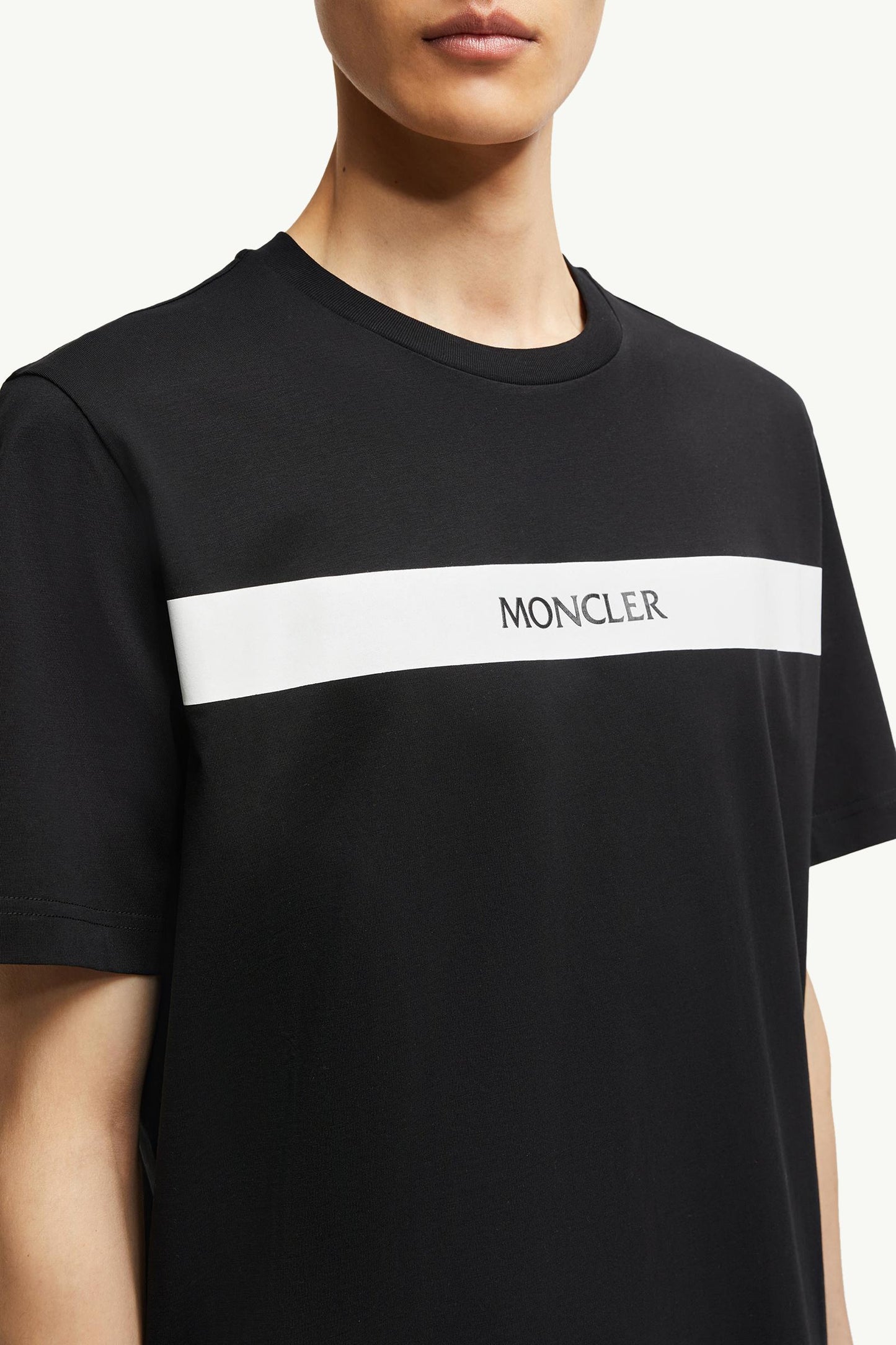 Rubberised Logo Cotton T-Shirt