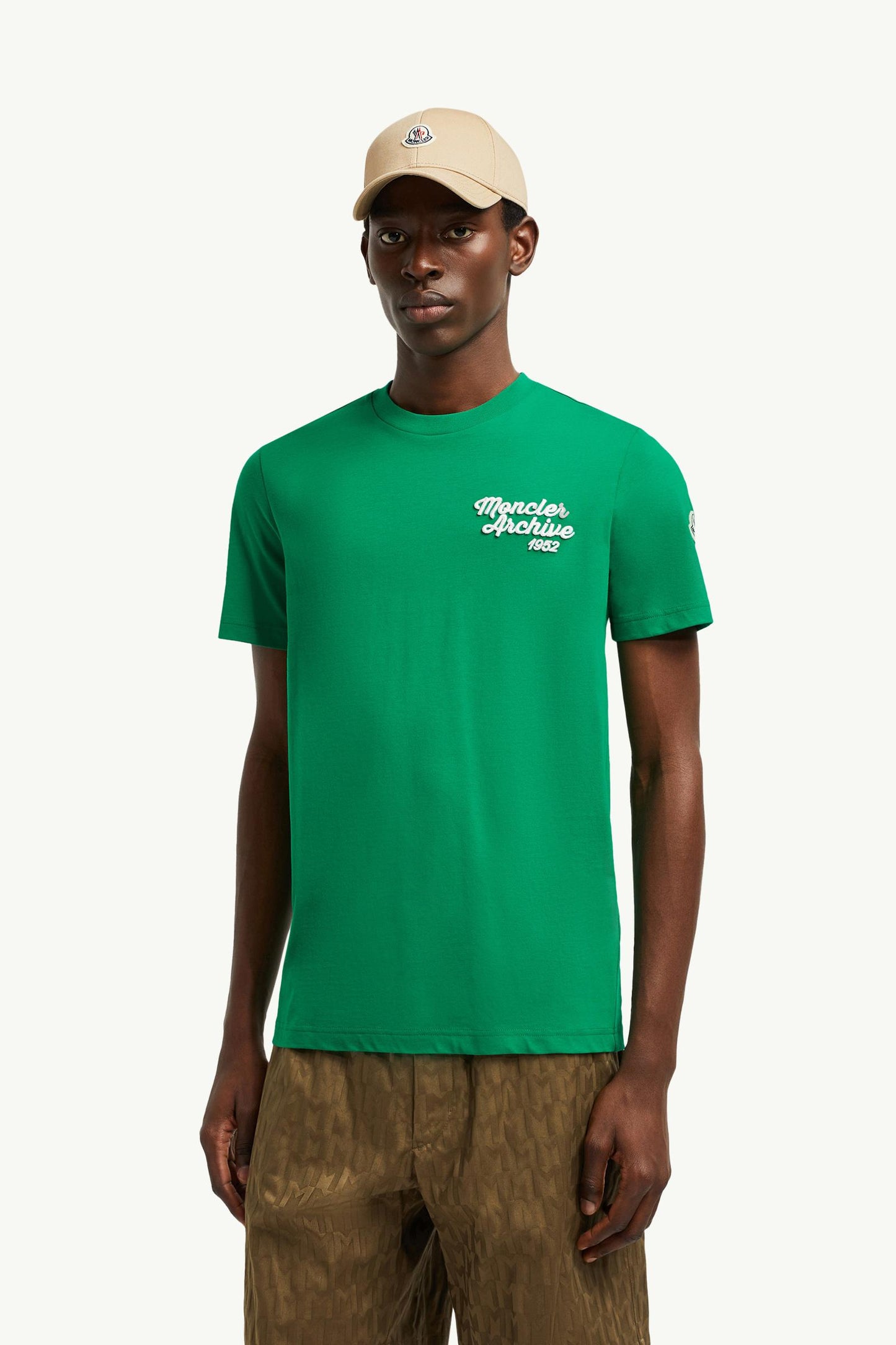 Embroidered Logo Cotton T-Shirt