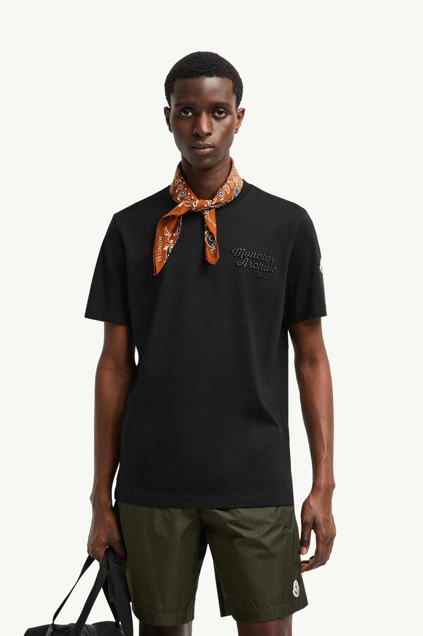 Embroidered Logo Cotton T-Shirt