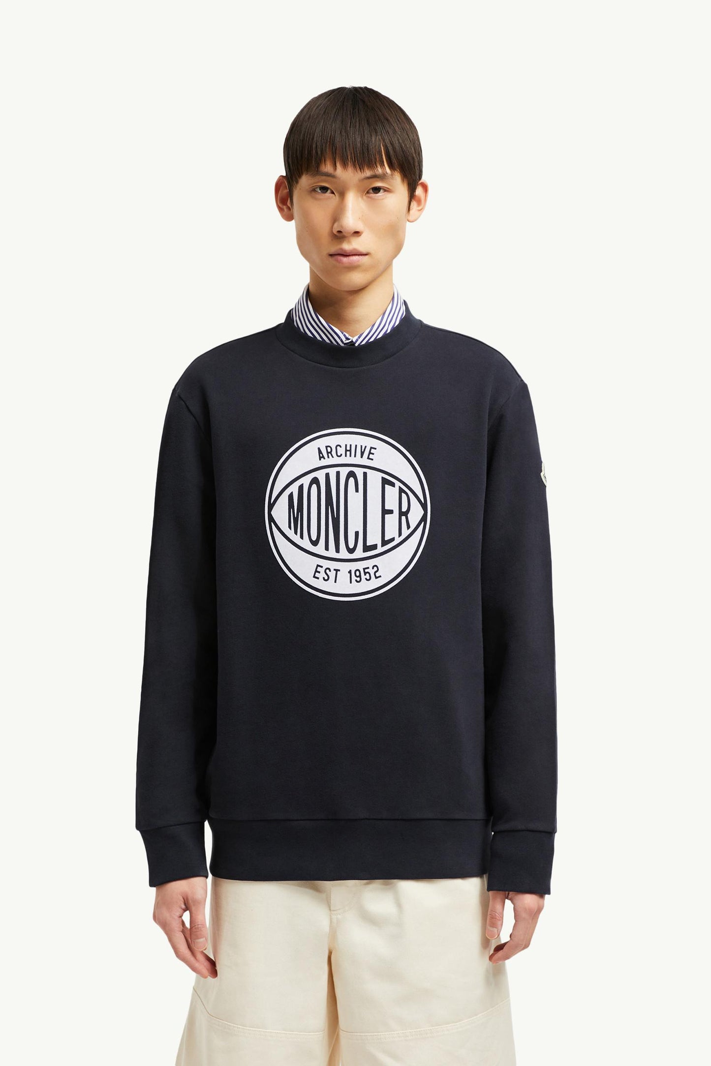 Basketball Logo Cotton Sweatshirt