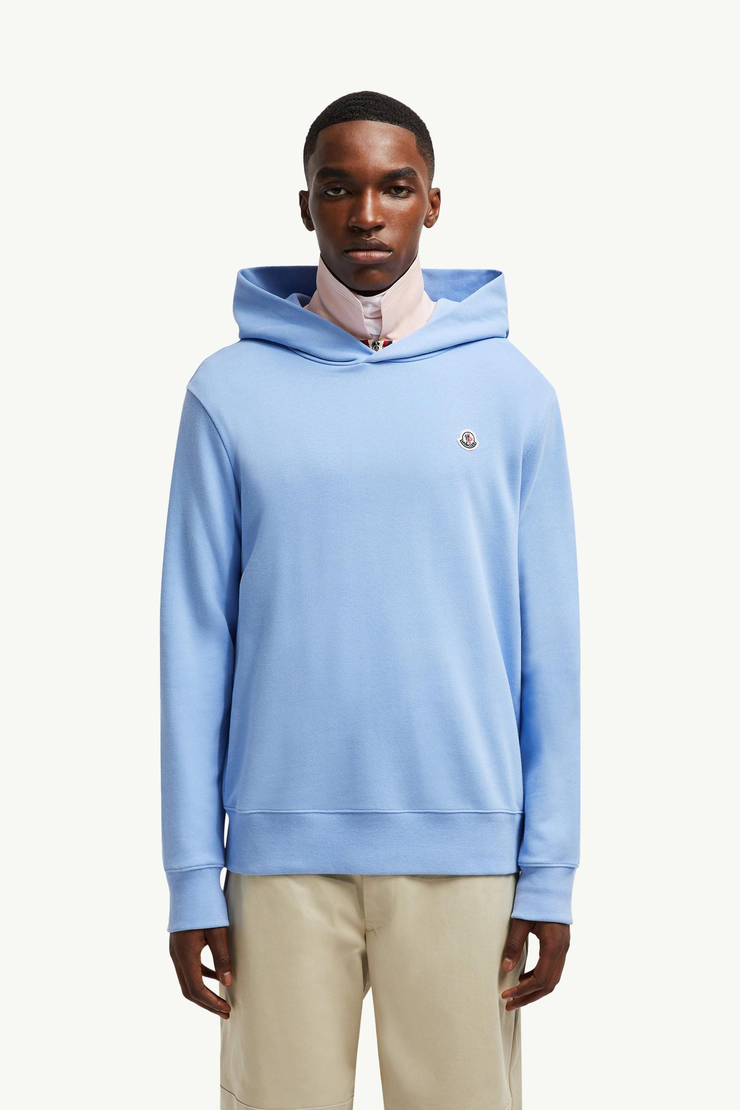 Logo Patch Cotton Hoodie