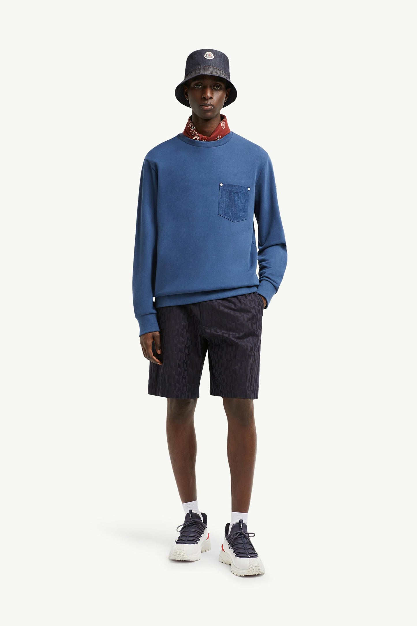 Cotton & Denim Sweatshirt