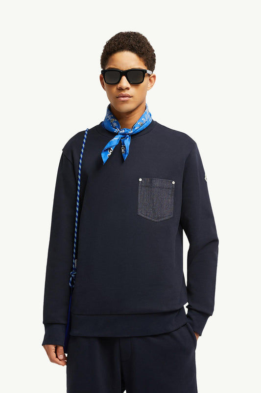 Cotton & Denim Sweatshirt