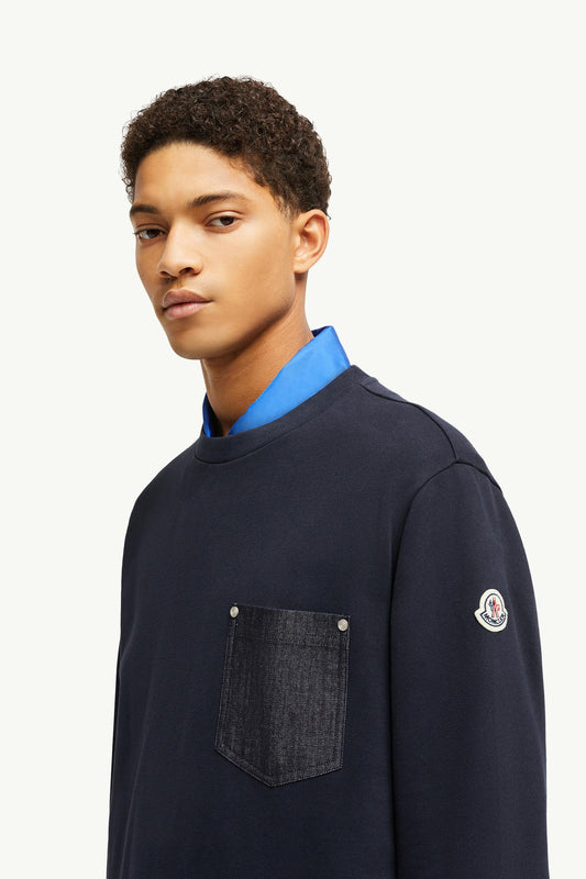 Cotton & Denim Sweatshirt