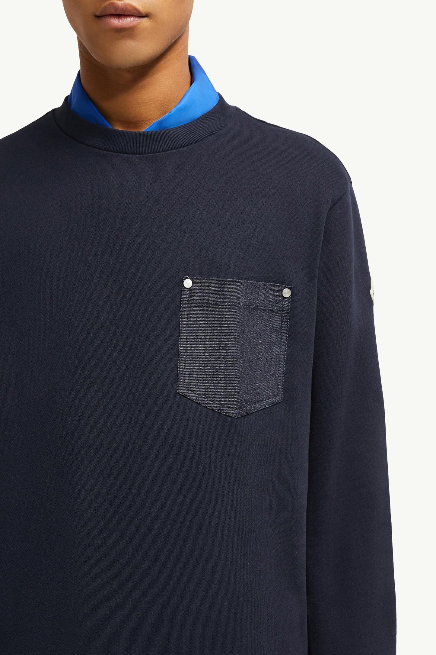 Cotton & Denim Sweatshirt