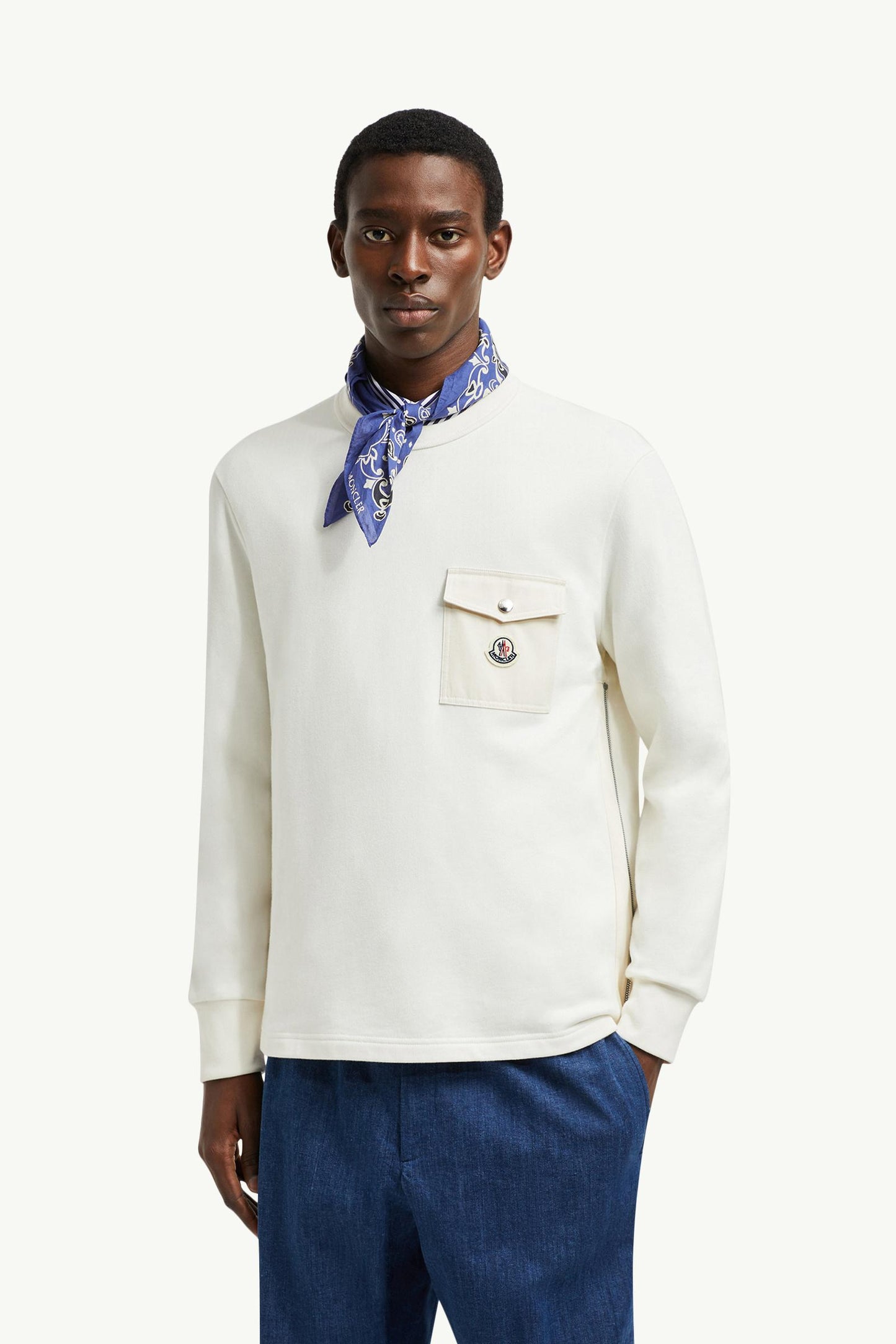 Cotton Sweatshirt with Pocket