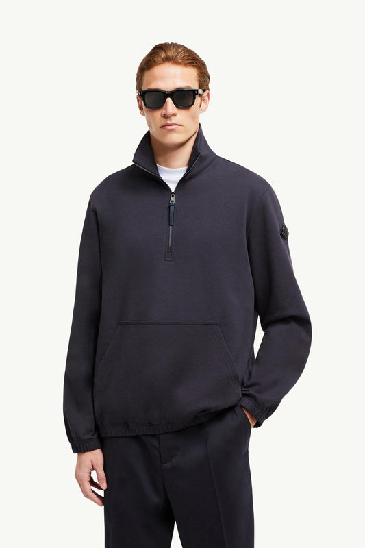 Cotton Half-Zip Sweatshirt