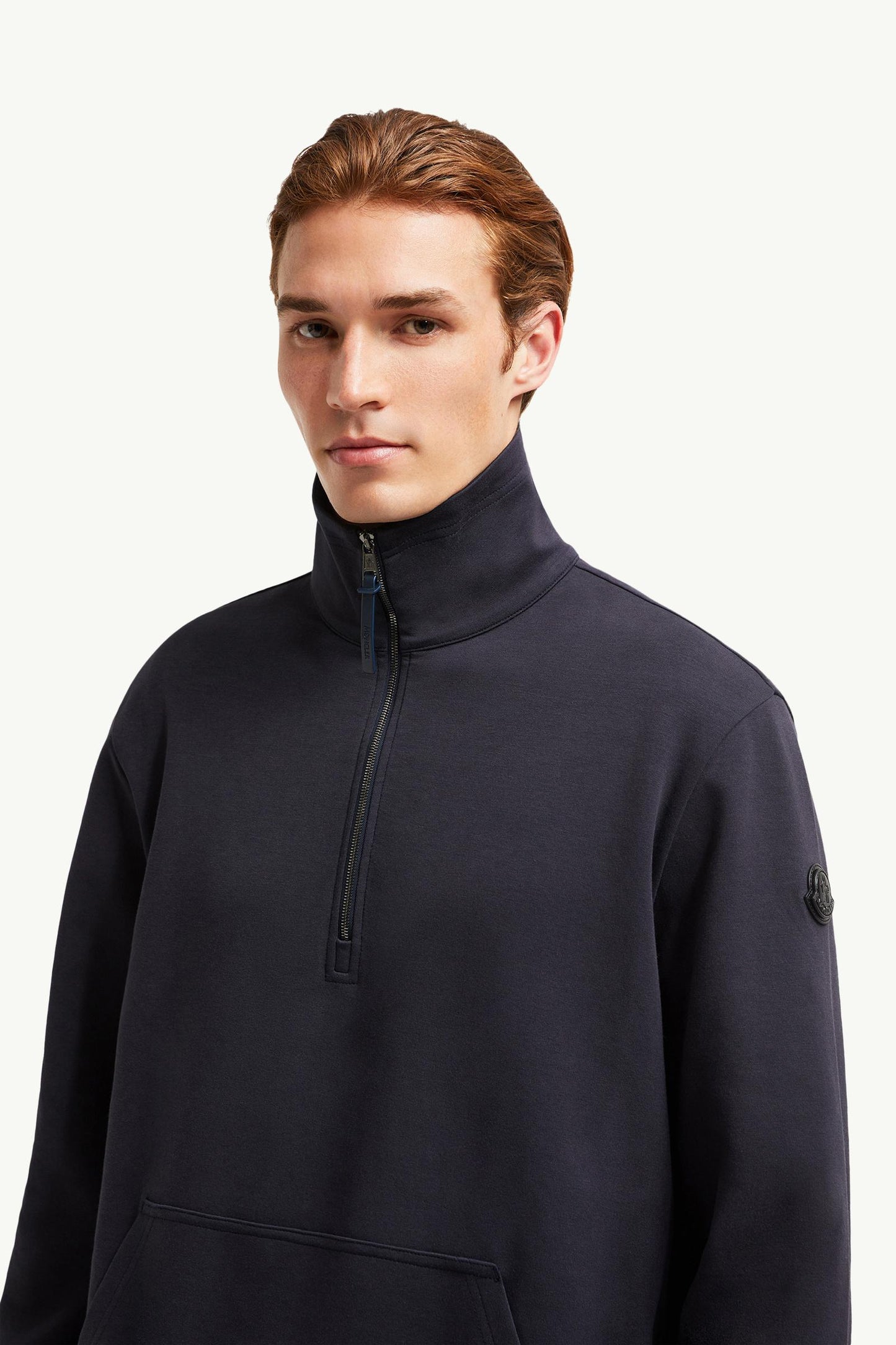 Cotton Half-Zip Sweatshirt