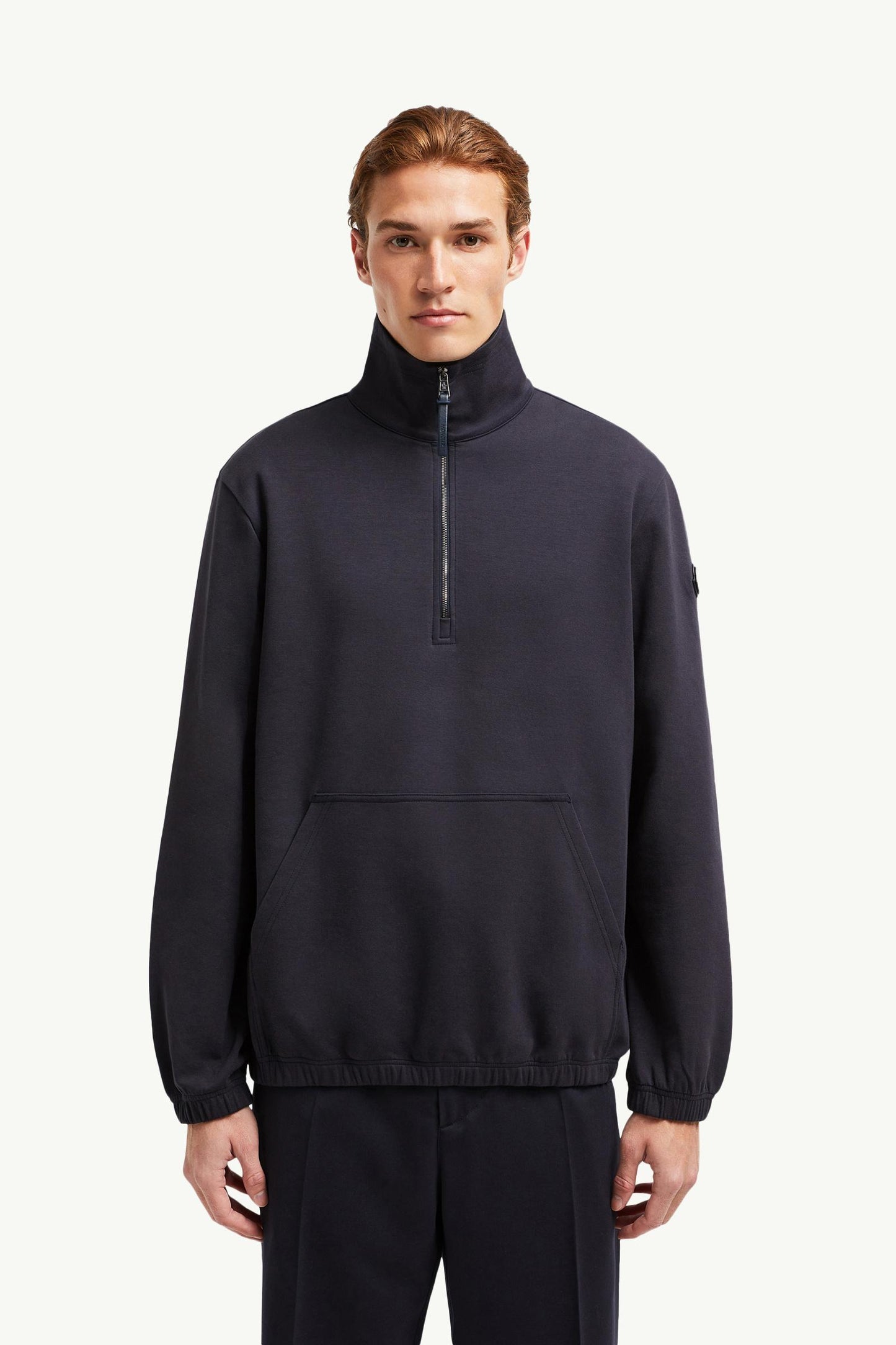 Cotton Half-Zip Sweatshirt