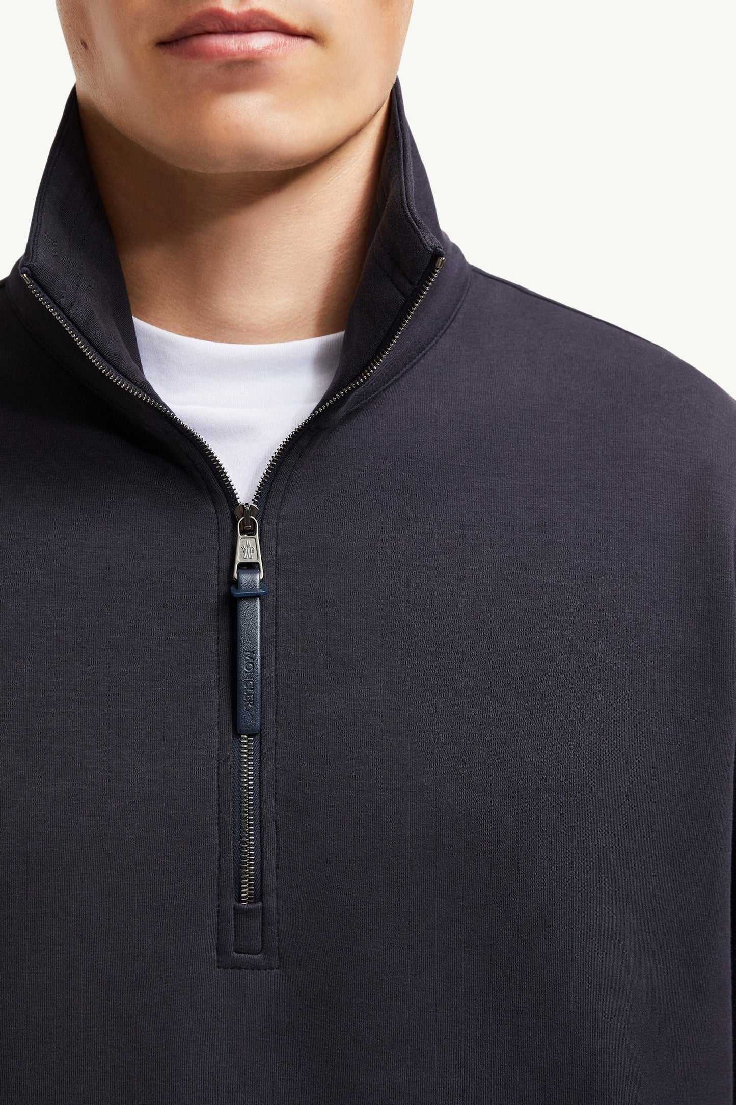 Cotton Half-Zip Sweatshirt