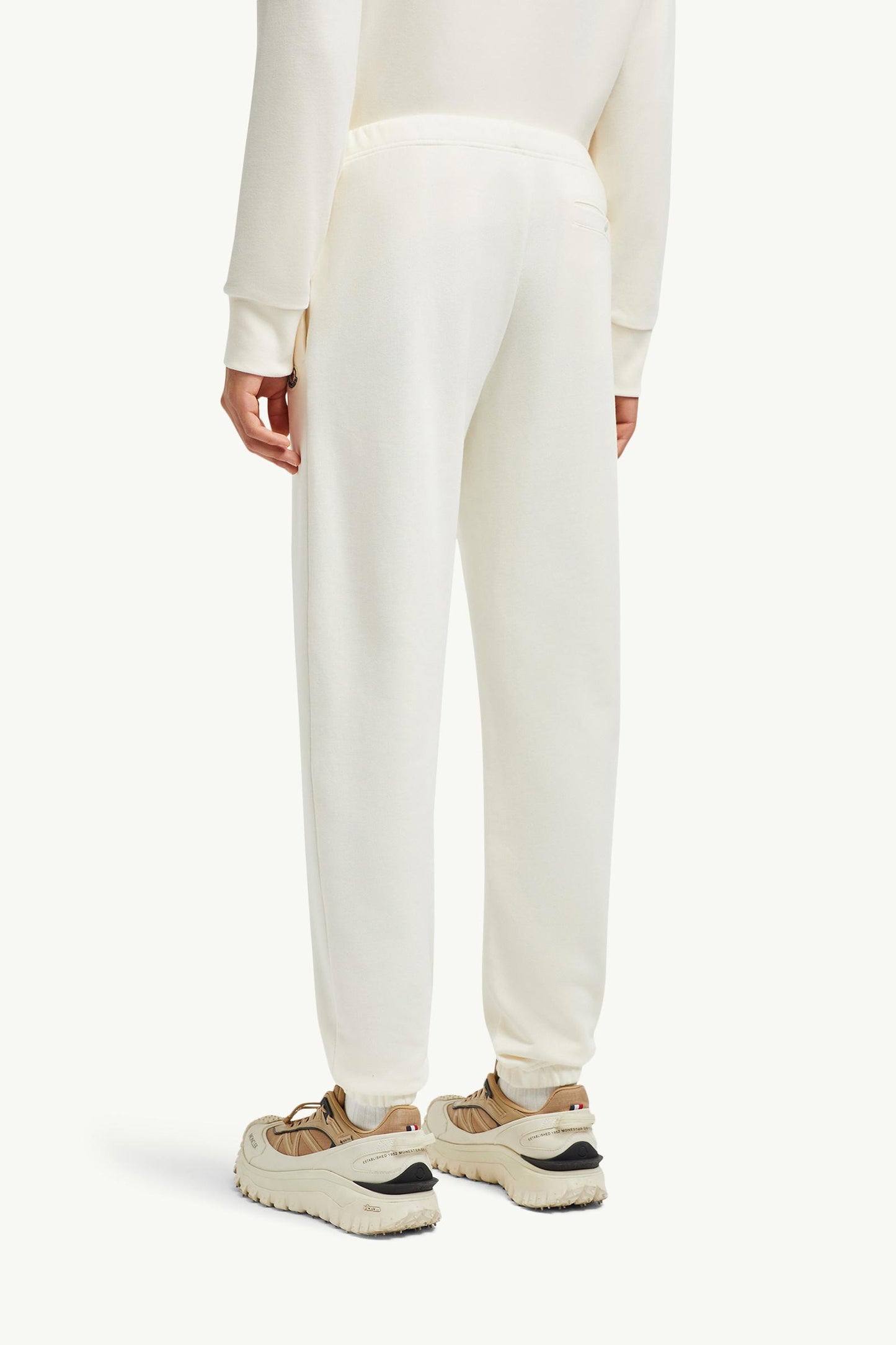 Logo Patch Cotton Track Pants