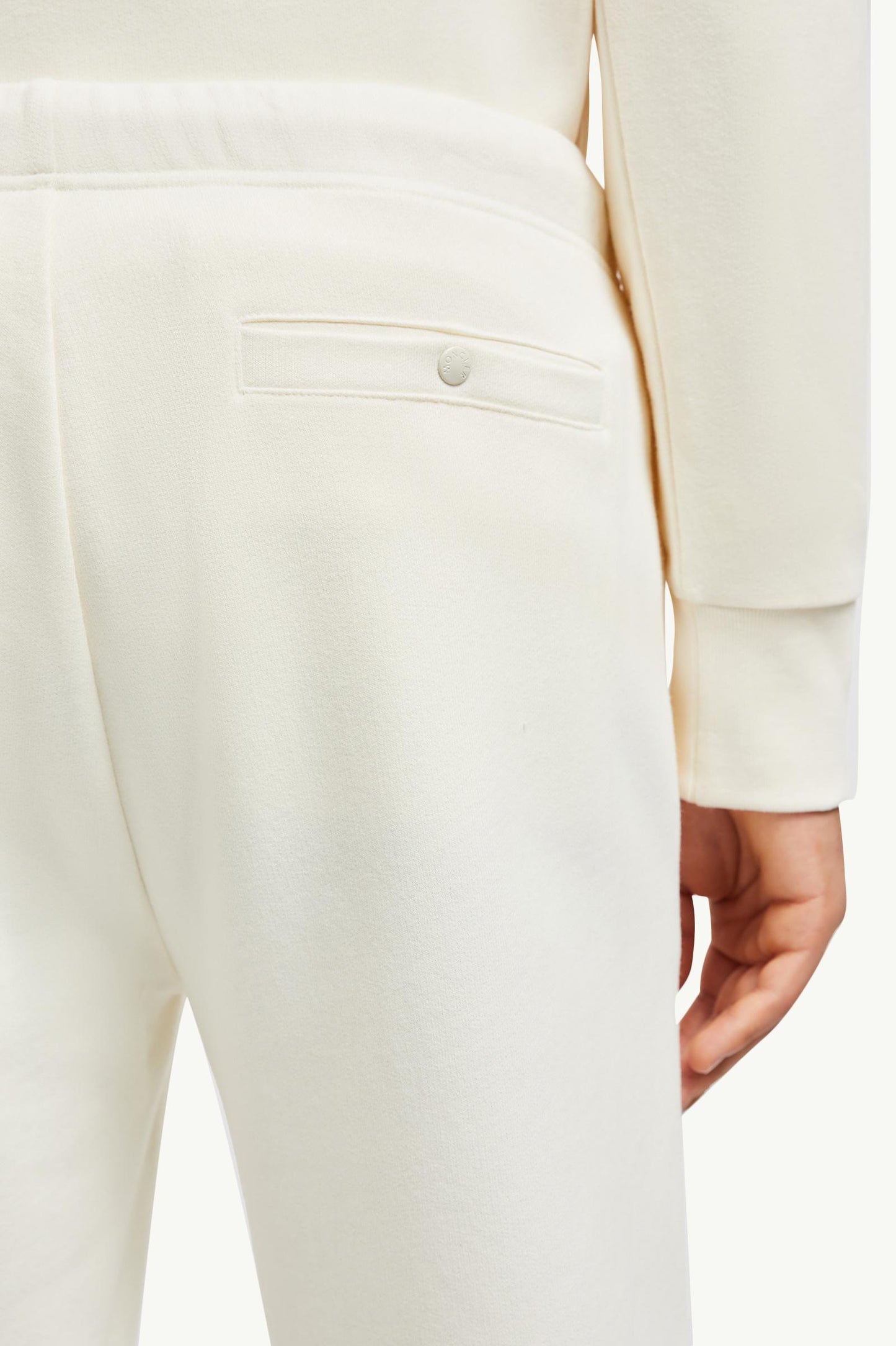 Logo Patch Cotton Track Pants