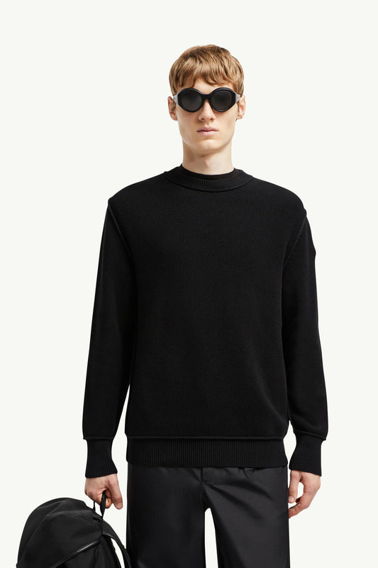 Textured Cotton Jumper