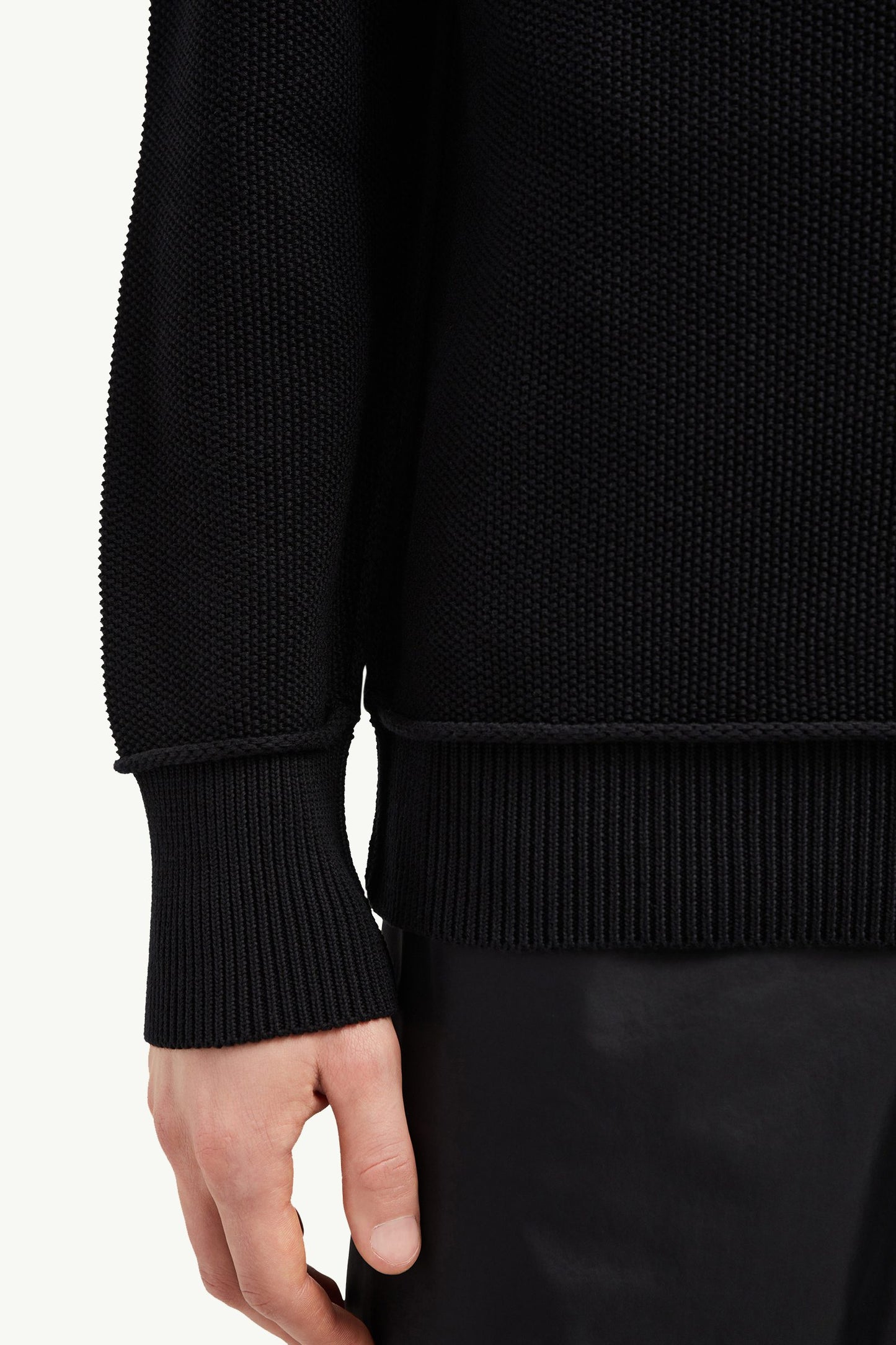 Textured Cotton Jumper