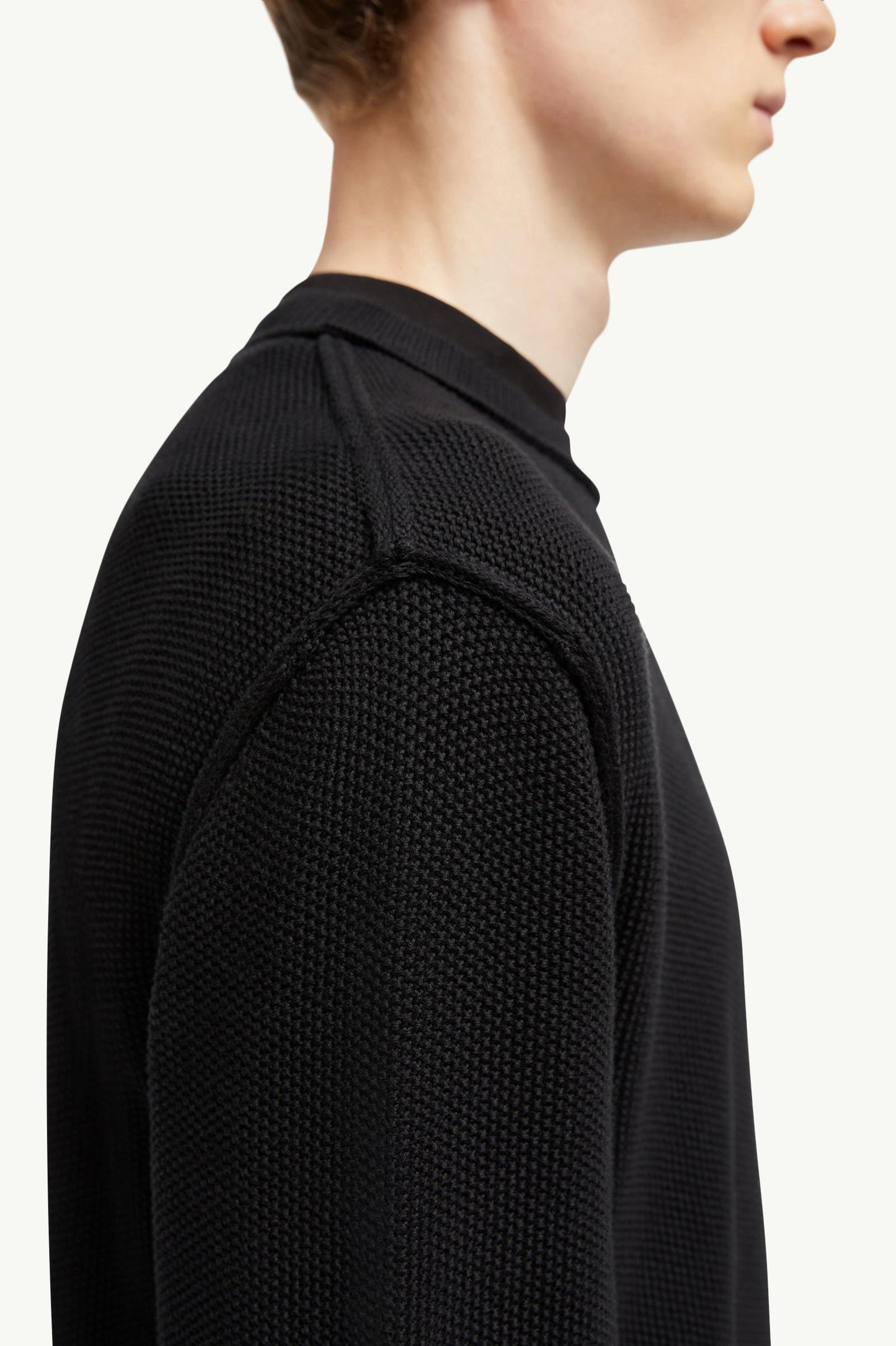 Textured Cotton Jumper