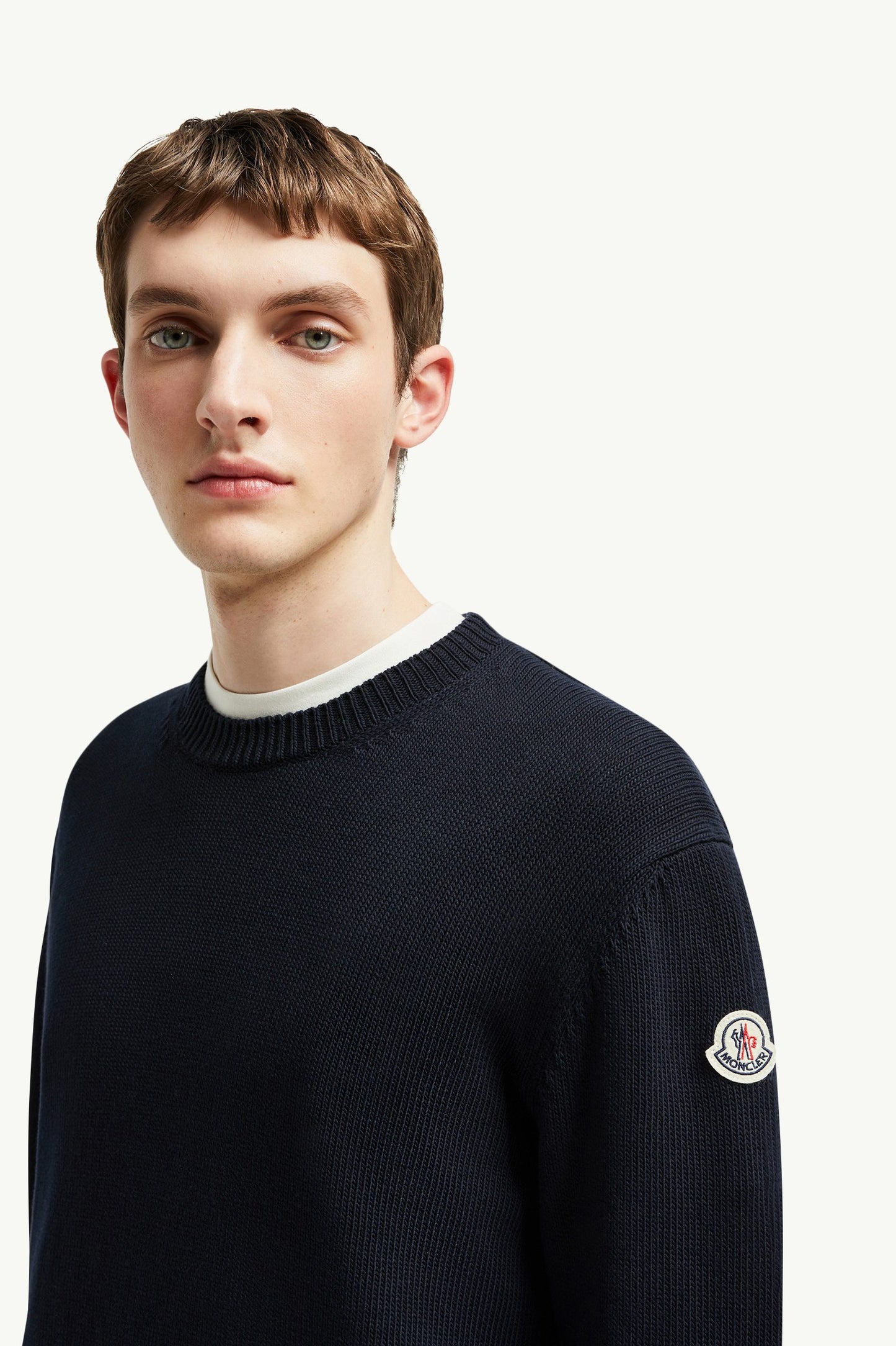 Logo Patch Cotton Jumper